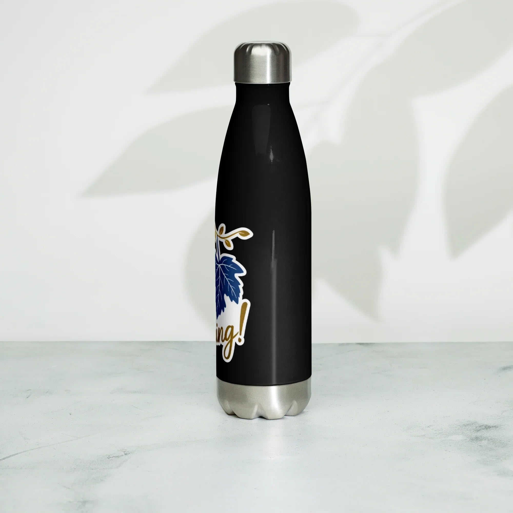 Don’t Leaf Me Hanging Bottle – Funny Nature-Themed Stainless Steel Bottle - RaZits