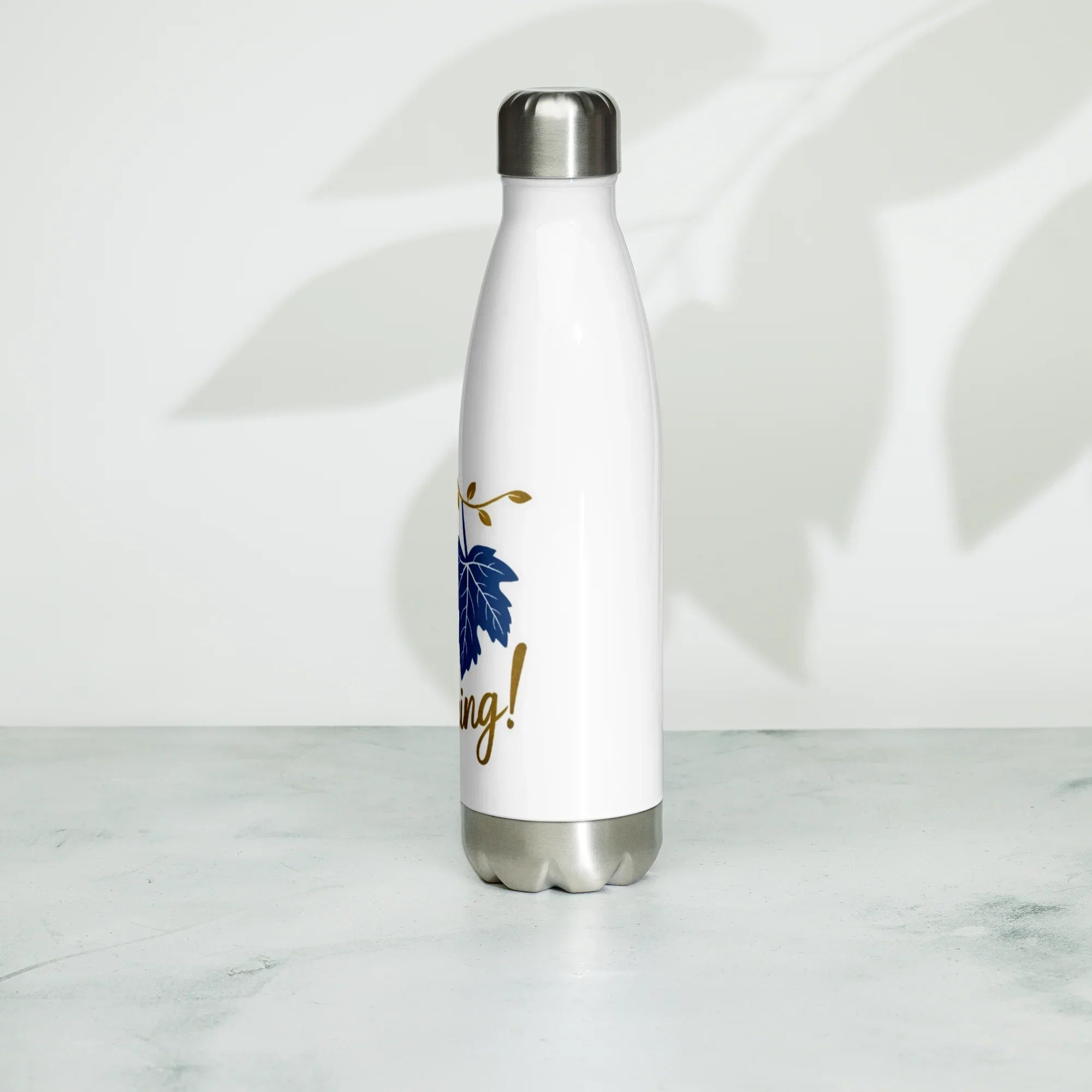 Don’t Leaf Me Hanging Bottle – Funny Nature-Themed Stainless Steel Bottle - RaZits