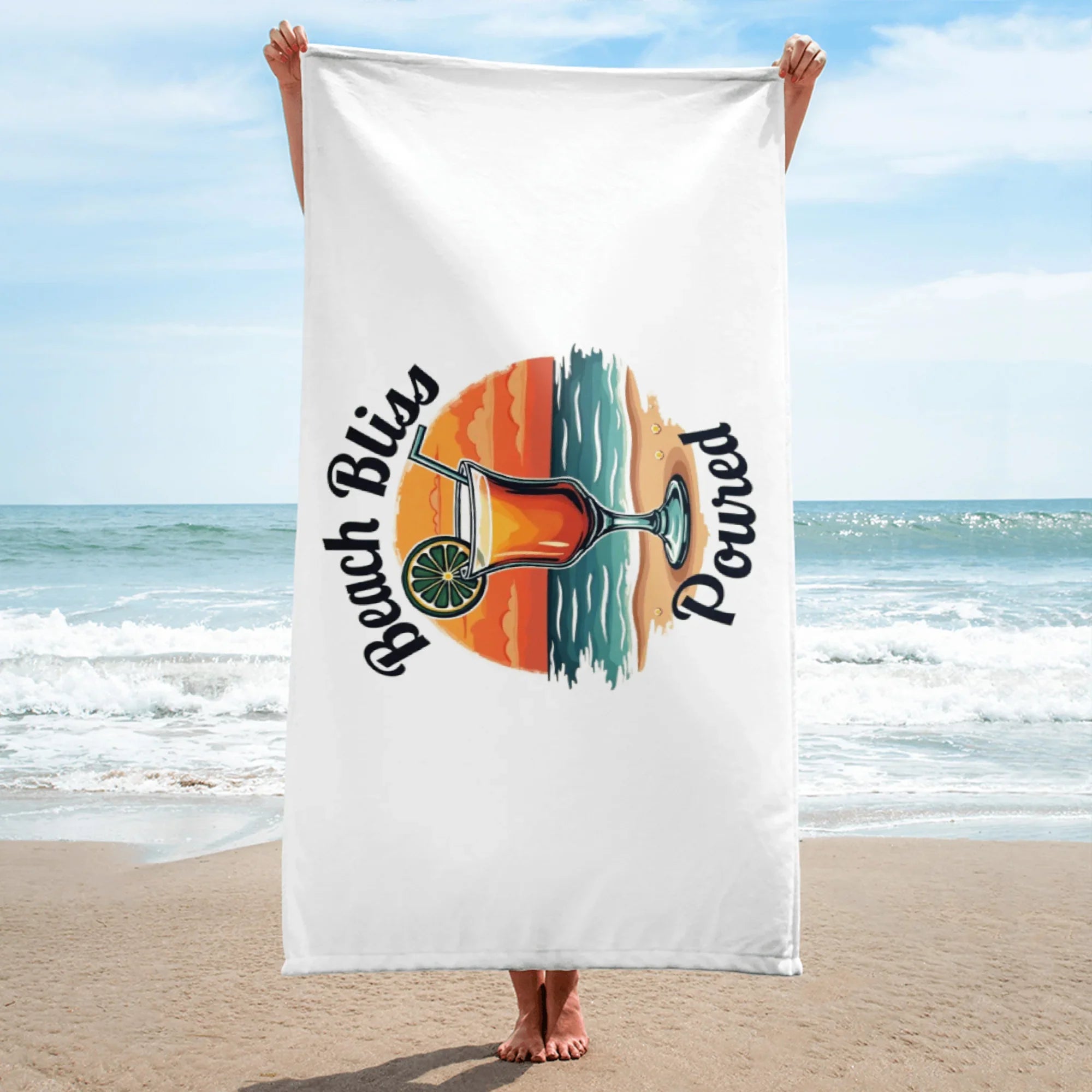 Beach Bliss Poured Towel - RaZits