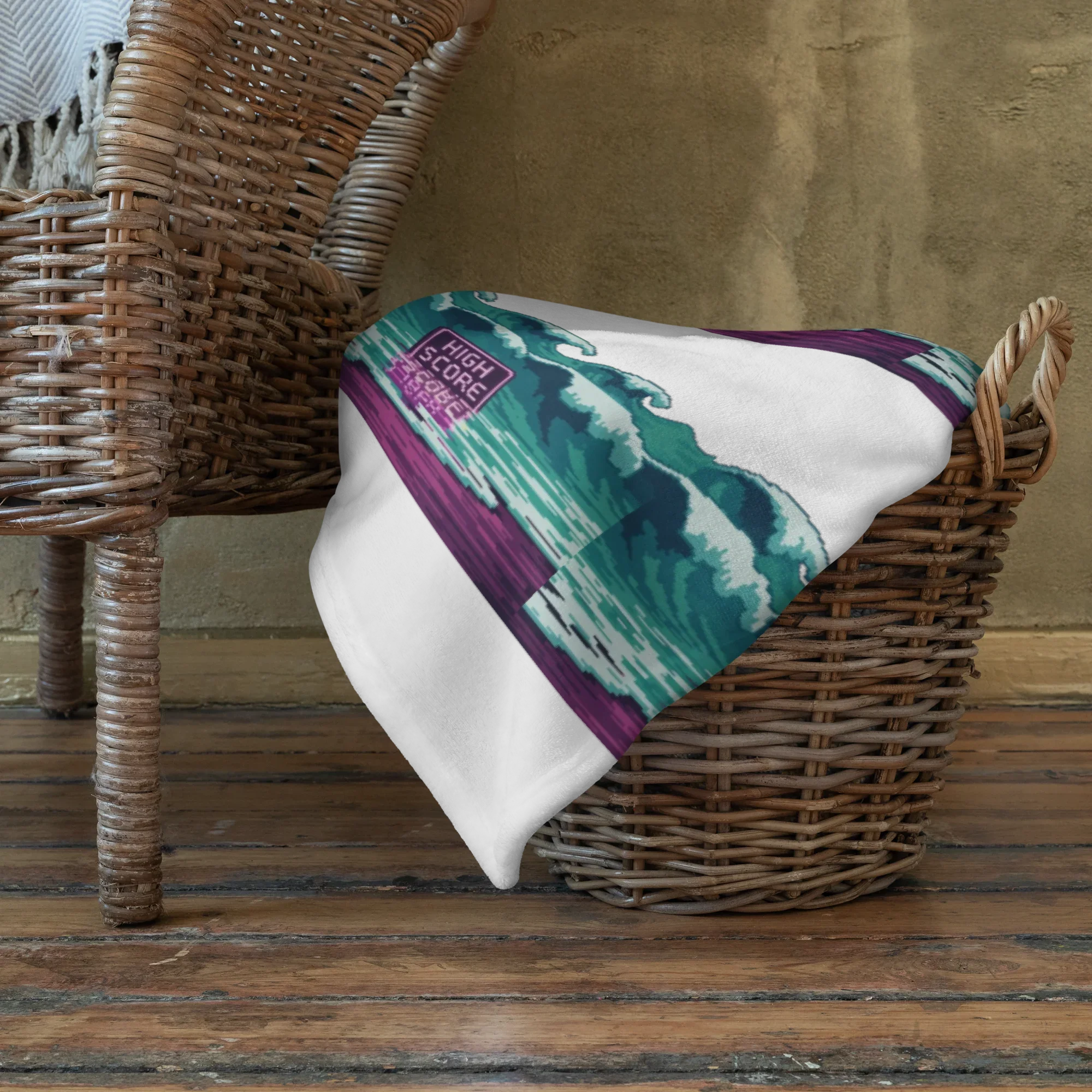 High Score Ocean Gaming Throw Blanket - RaZits
