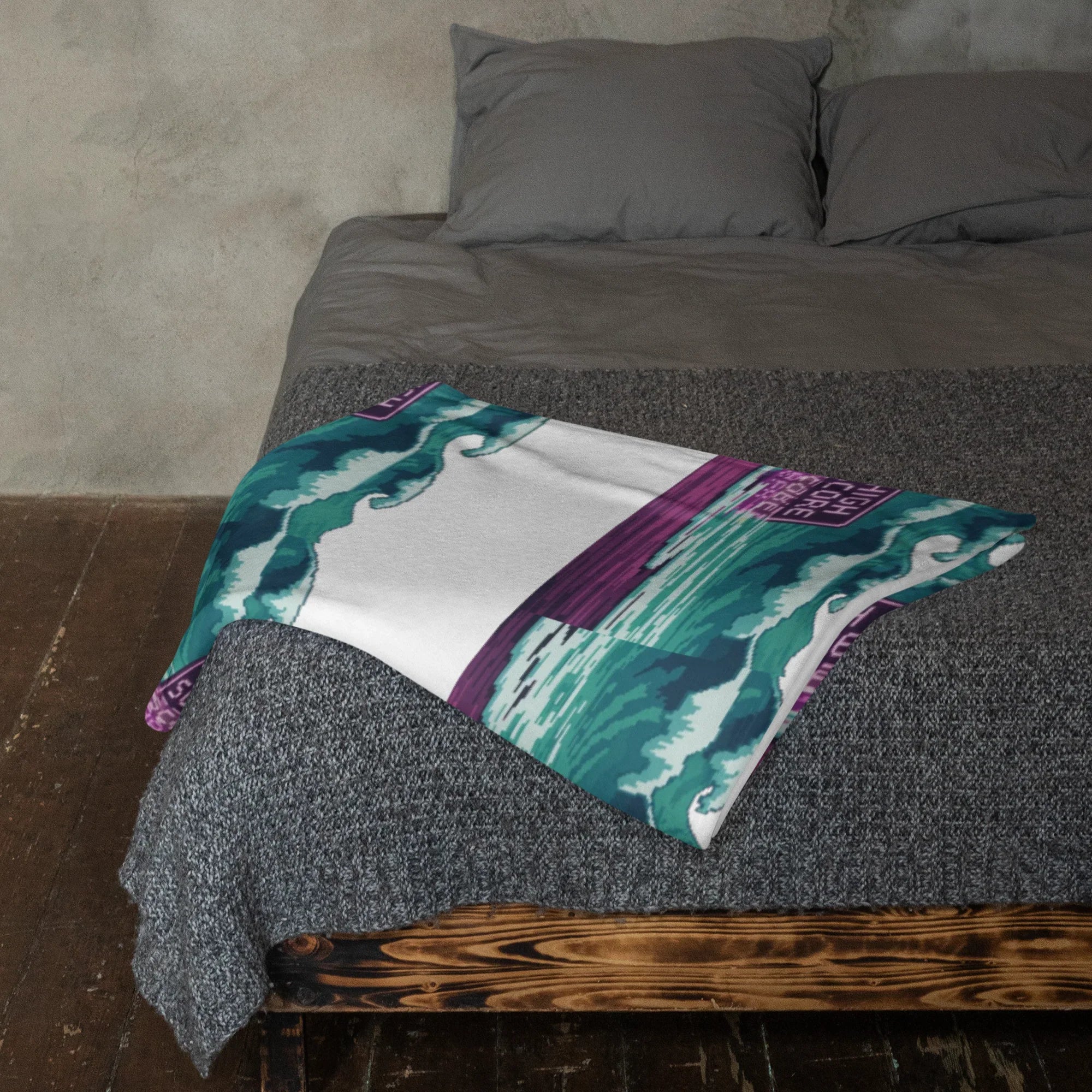 High Score Ocean Gaming Throw Blanket - RaZits
