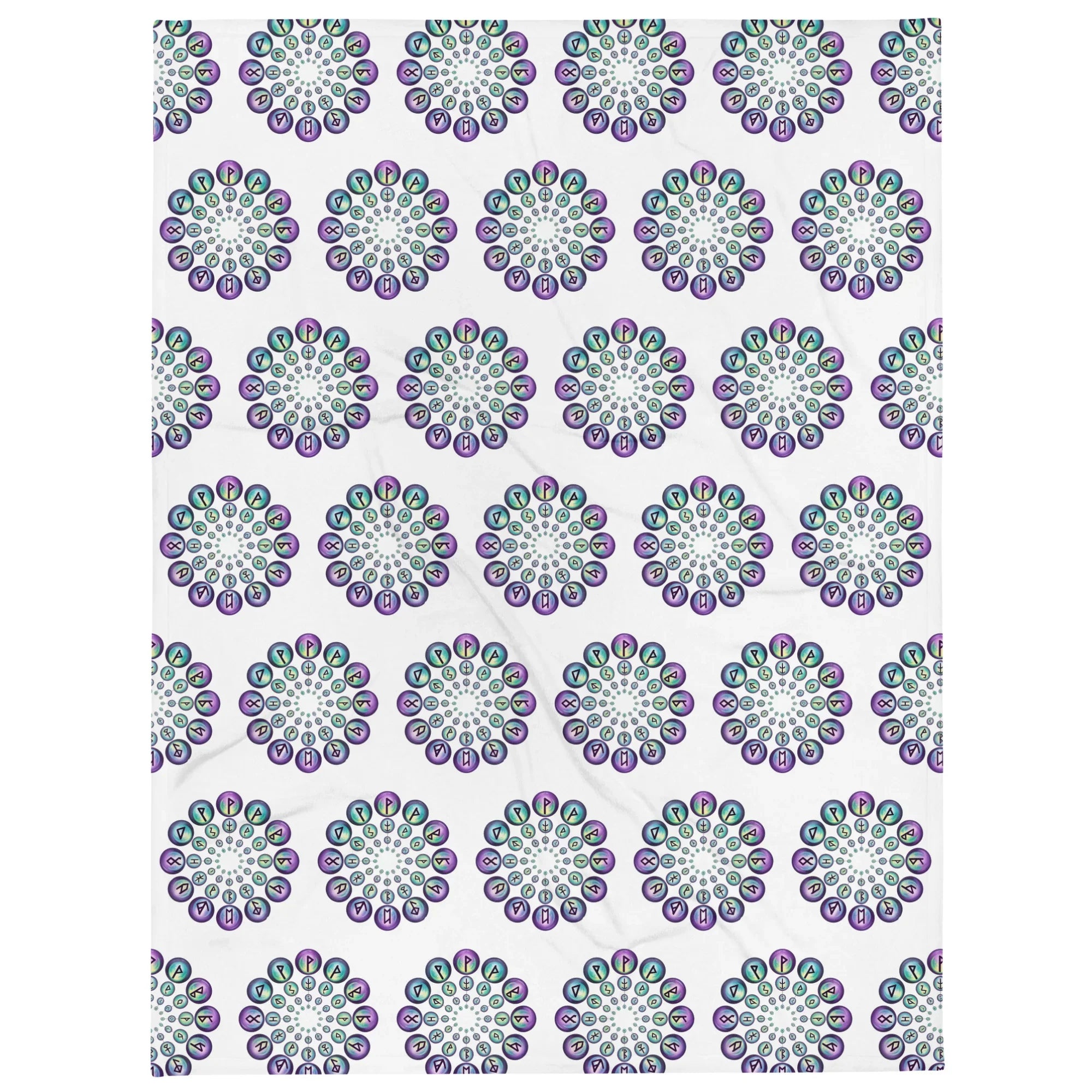 Aetherium Cosmic Runes Throw Blanket - RaZits