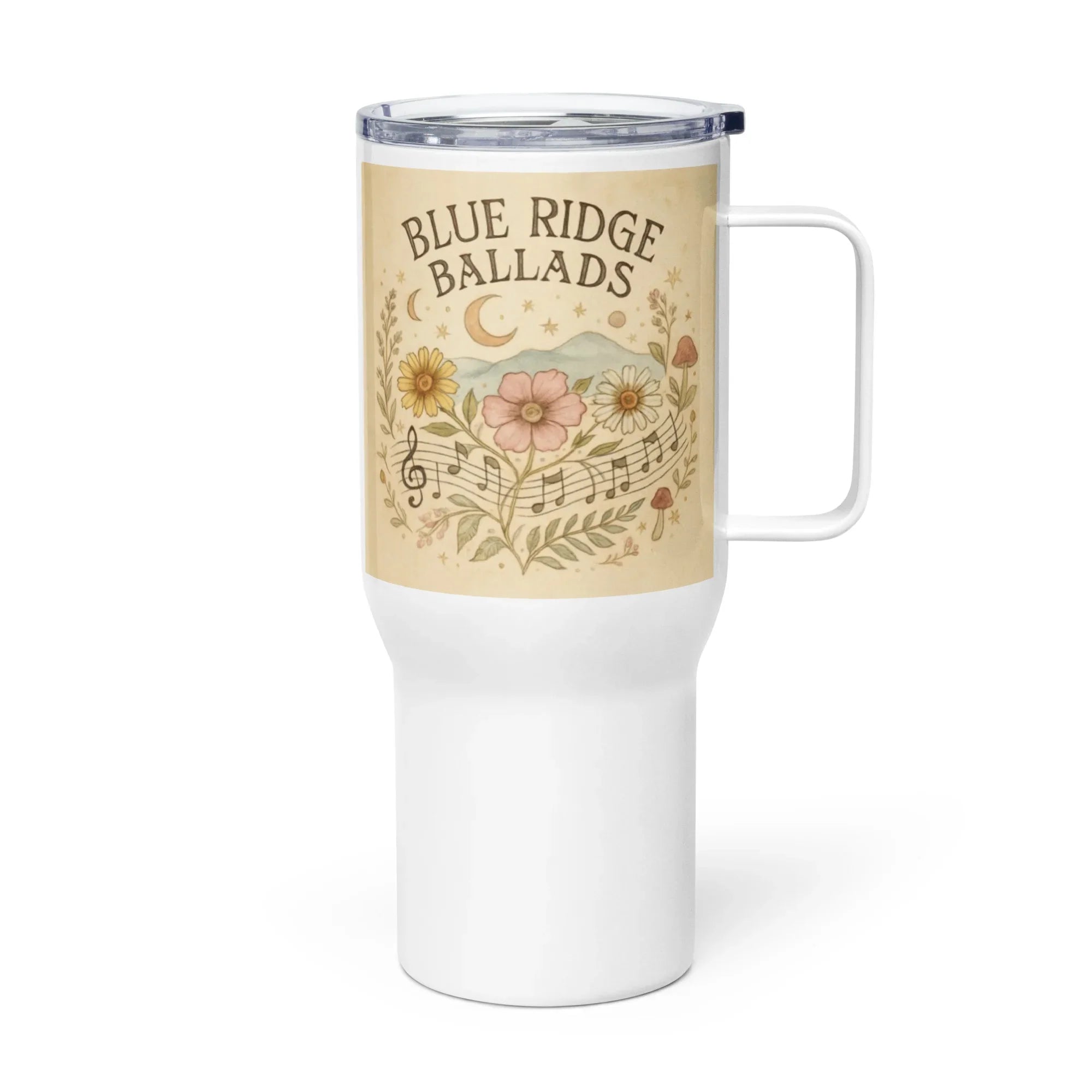Blue Ridge Ballads Mug – Mountain Melody Floral Art - RaZits