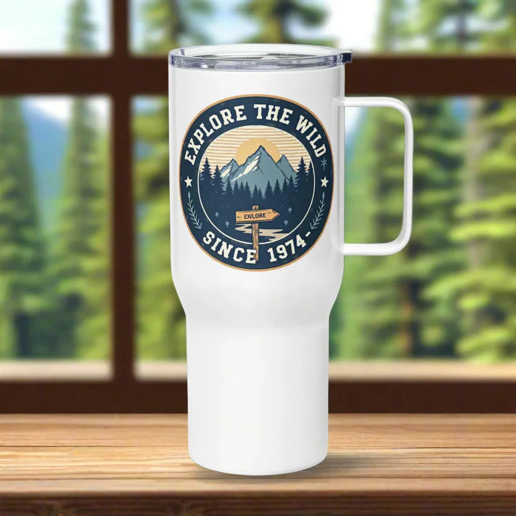 Explore the Wild – Retro Stainless Steel Adventure Tumbler - RaZits
