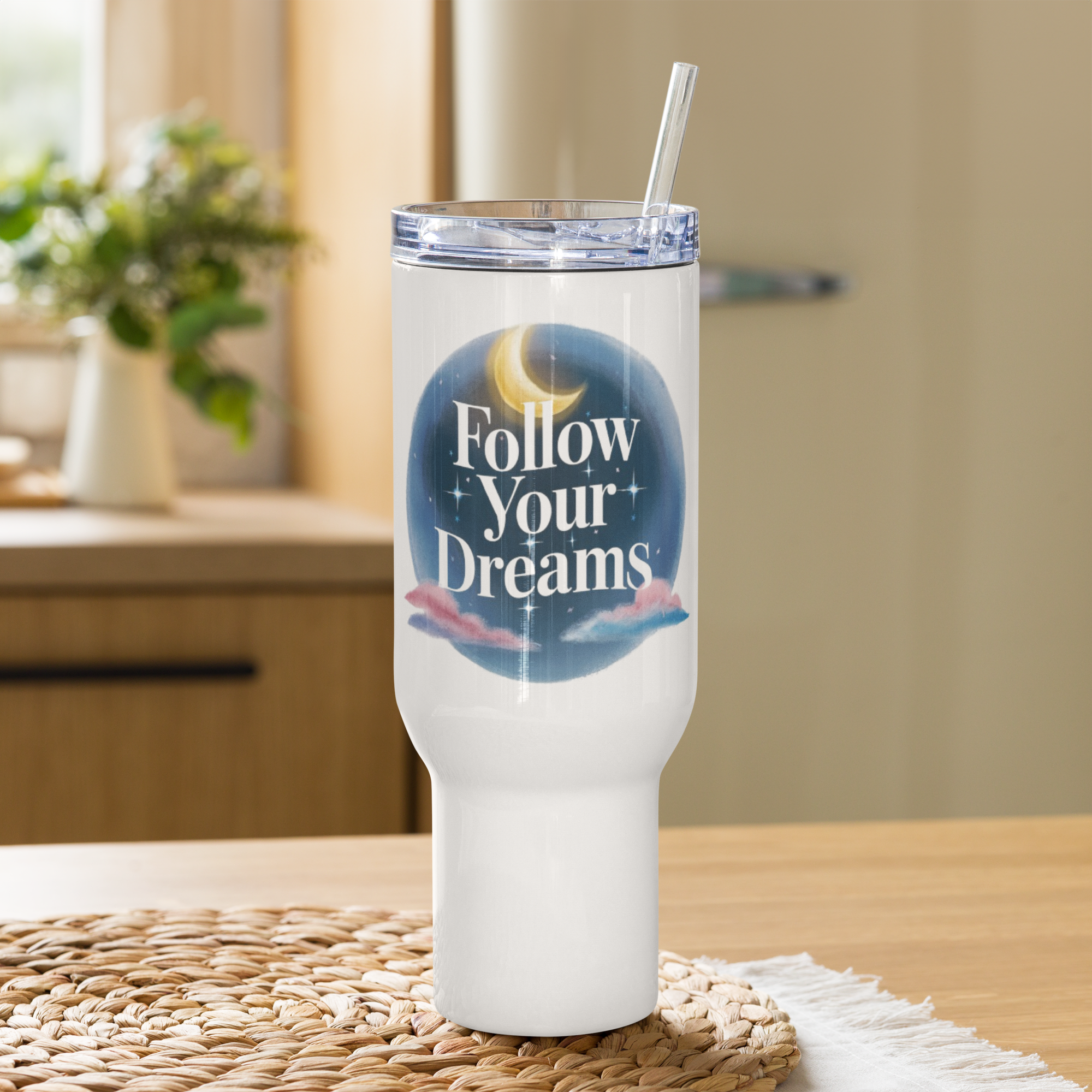 Success Mindset Travel Mug – Stay Motivated with Every Sip.
