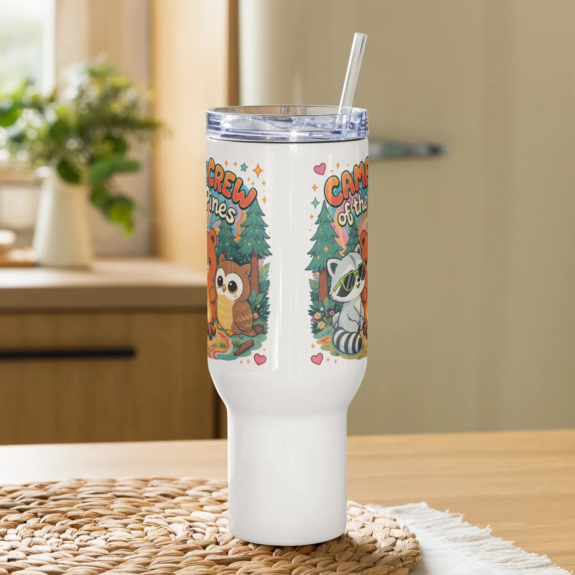 Camp Crew of the Pines – Stainless Steel Adventure Tumbler - RaZits