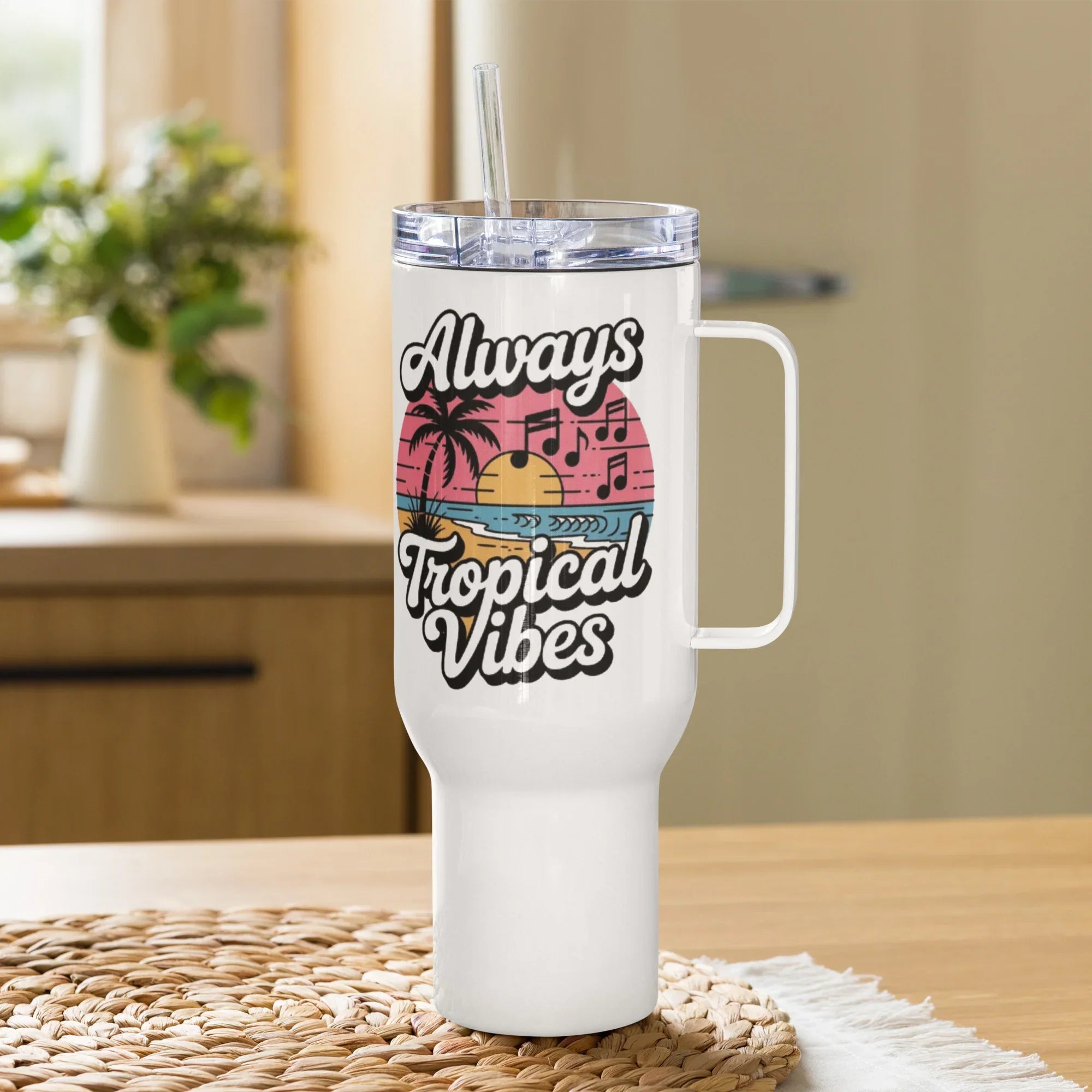 Always Tropical Vibes Stainless Steel Tumbler - RaZits
