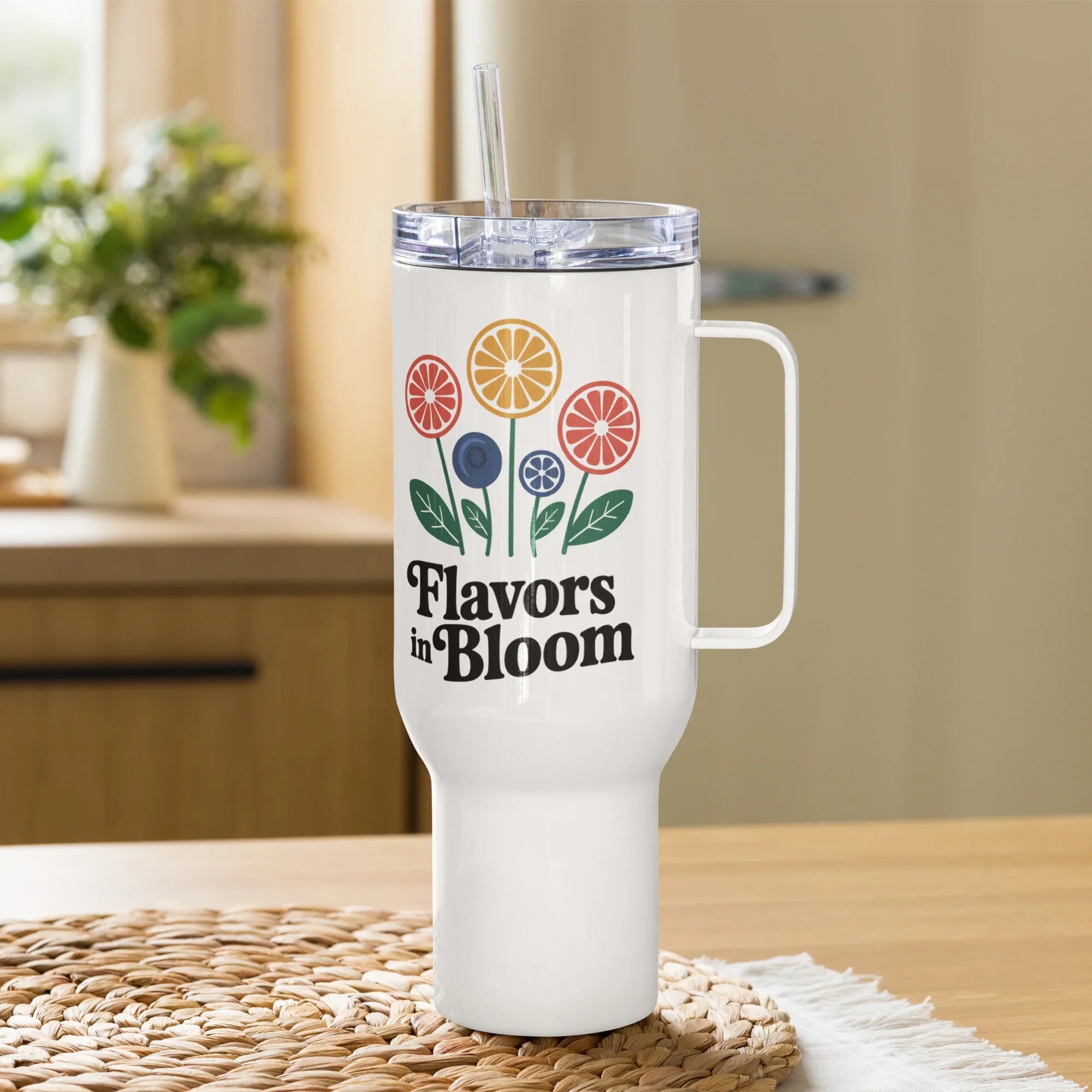 Flavors in Bloom Stainless Steel Tumbler - RaZits