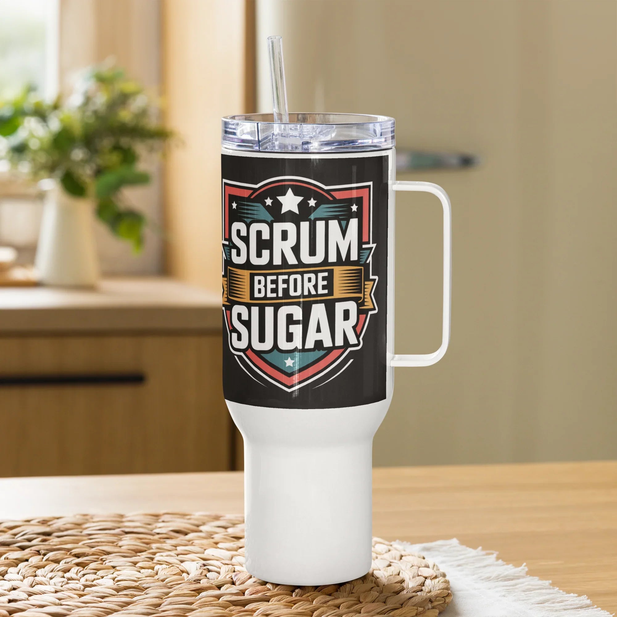Scrum Before Sugar Rugby Tumbler - RaZits