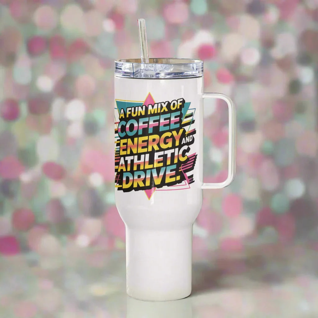 Coffee, Energy & Athletic Drive Stainless Steel Tumbler - RaZits