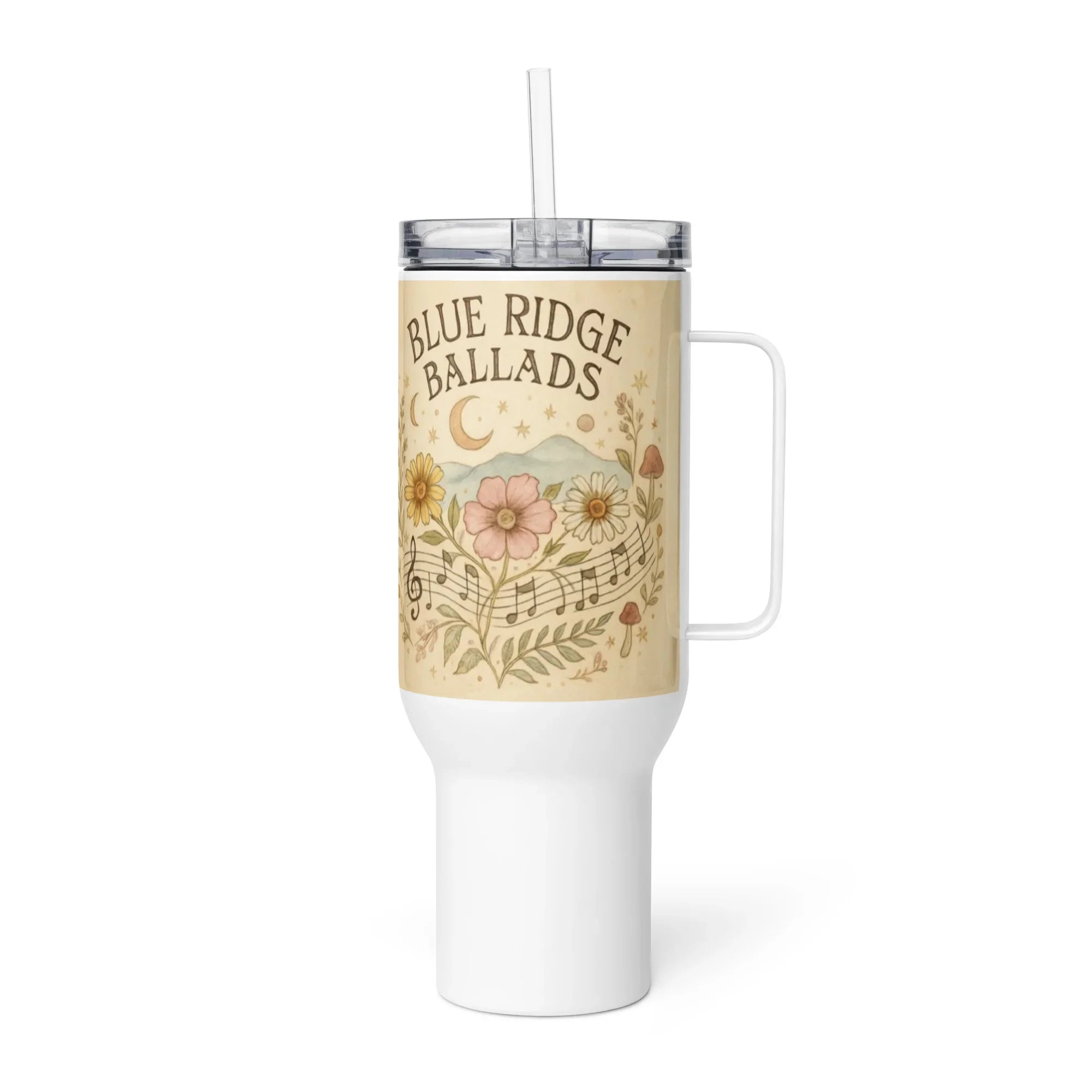 Blue Ridge Ballads Mug – Mountain Melody Floral Art - RaZits