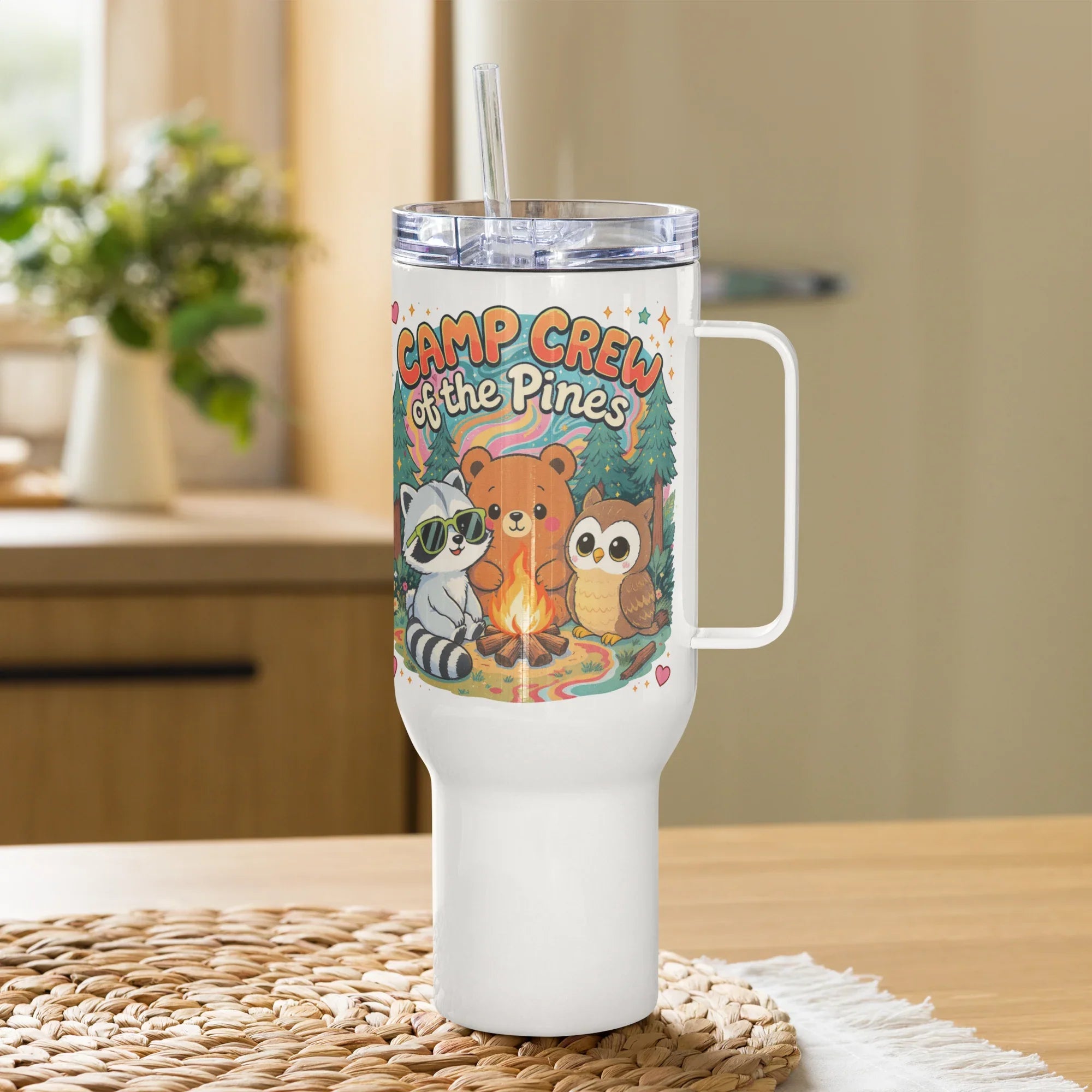 Camp Crew of the Pines – Stainless Steel Adventure Tumbler - RaZits