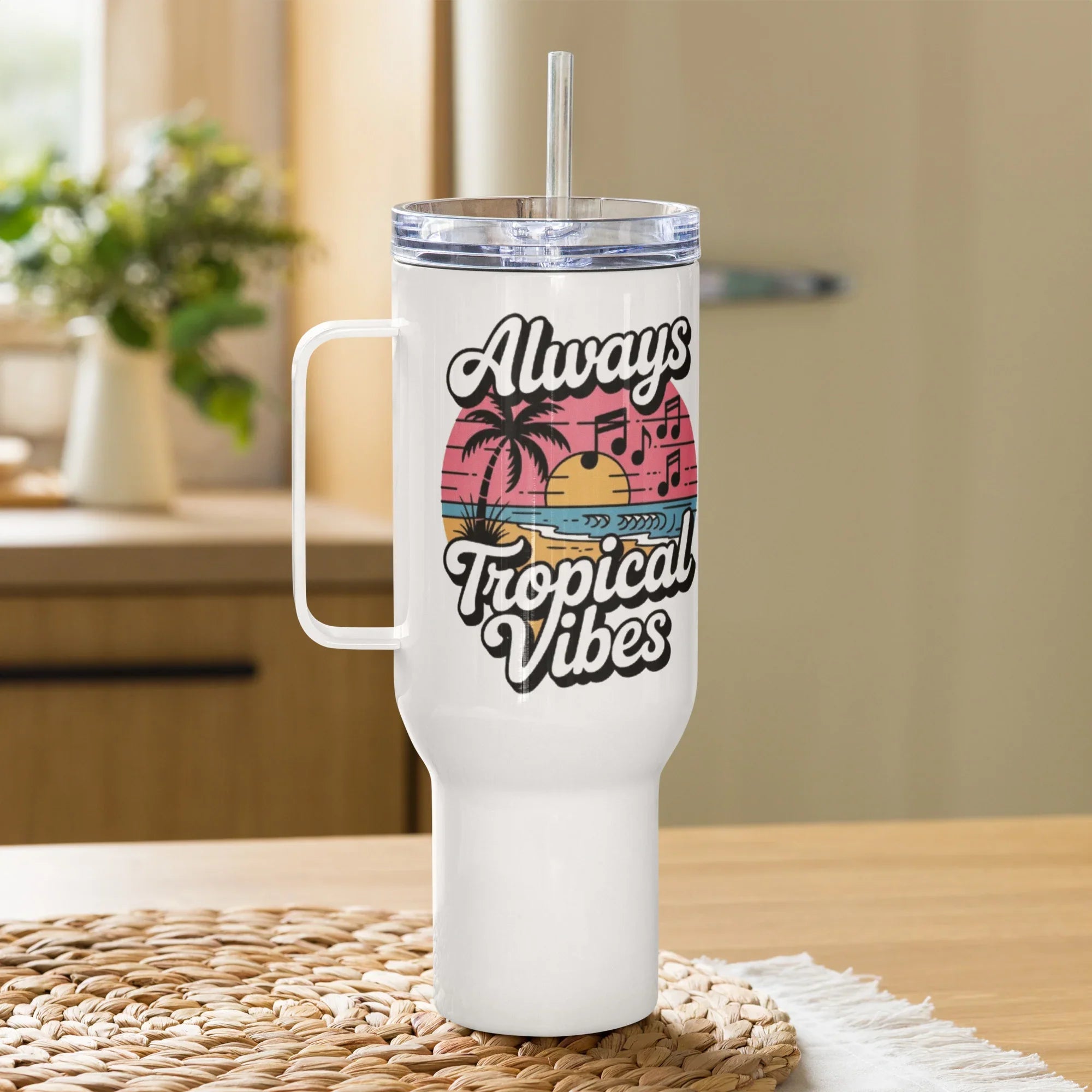 Always Tropical Vibes Stainless Steel Tumbler - RaZits