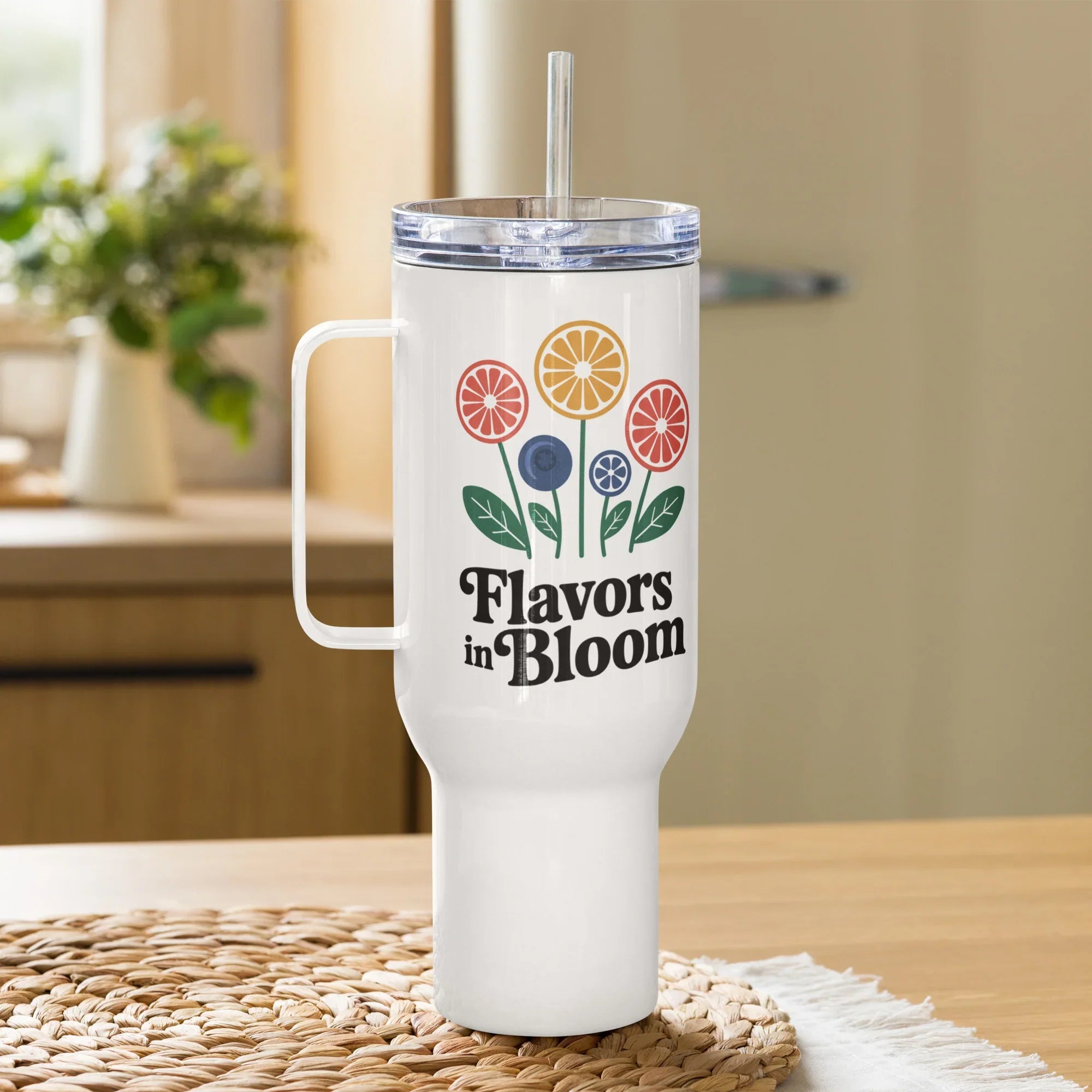 Flavors in Bloom Stainless Steel Tumbler - RaZits