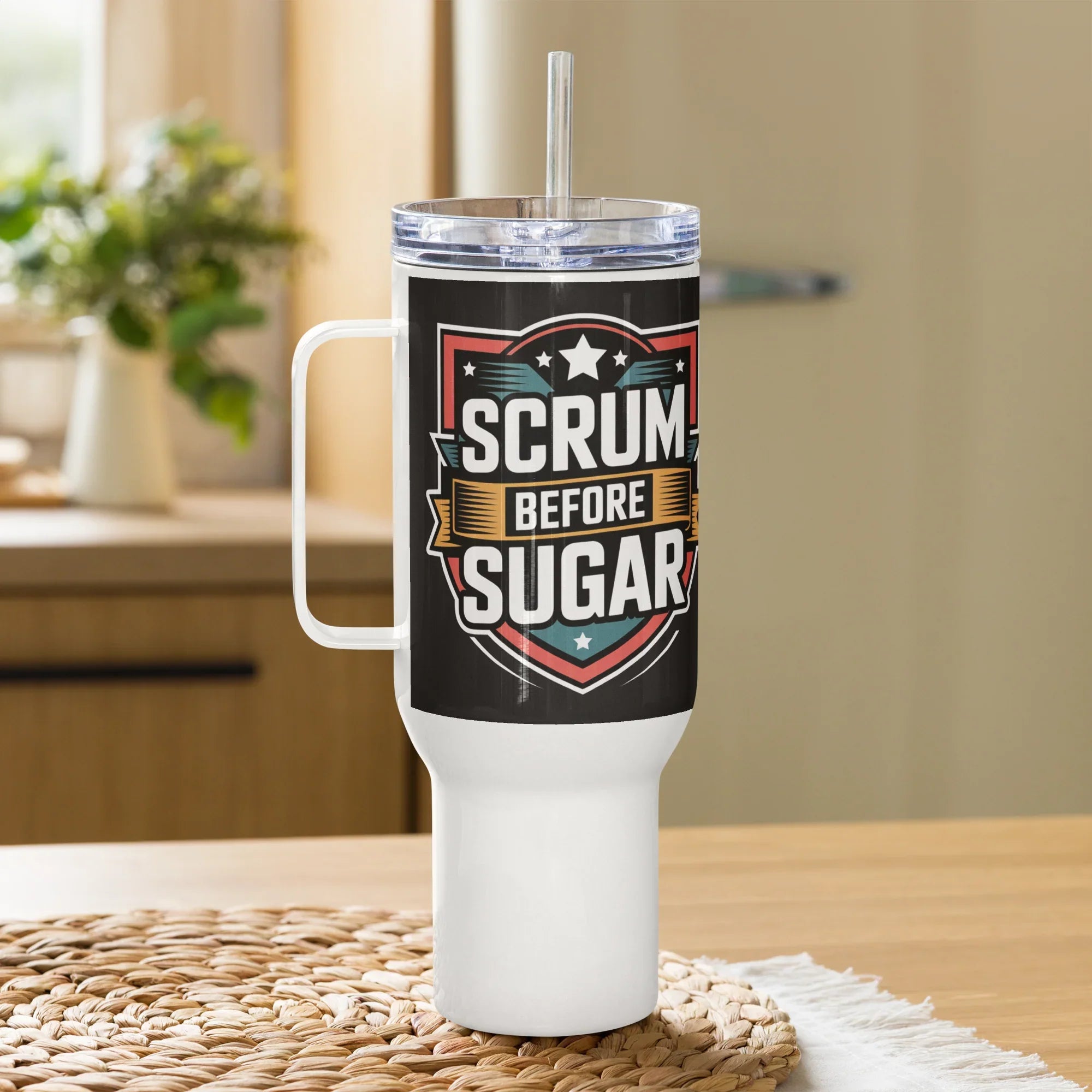 Scrum Before Sugar Rugby Tumbler - RaZits