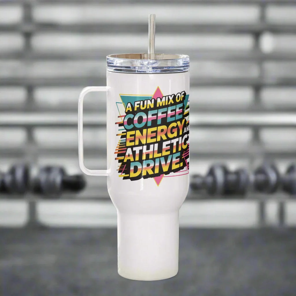 Coffee, Energy & Athletic Drive Stainless Steel Tumbler - RaZits