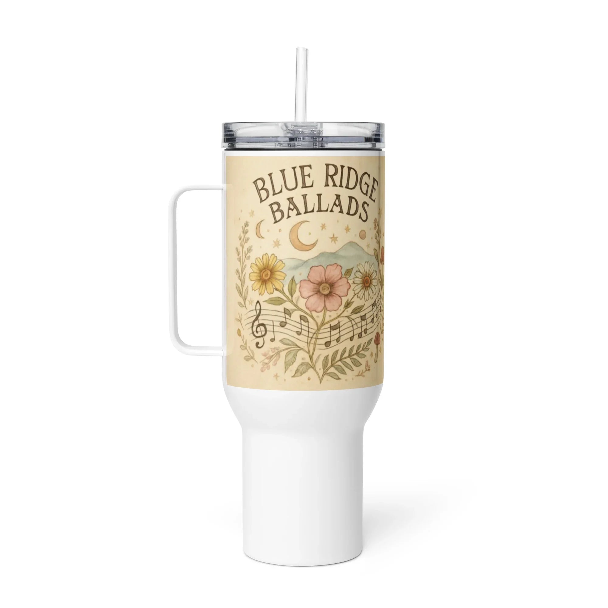Blue Ridge Ballads Mug – Mountain Melody Floral Art - RaZits