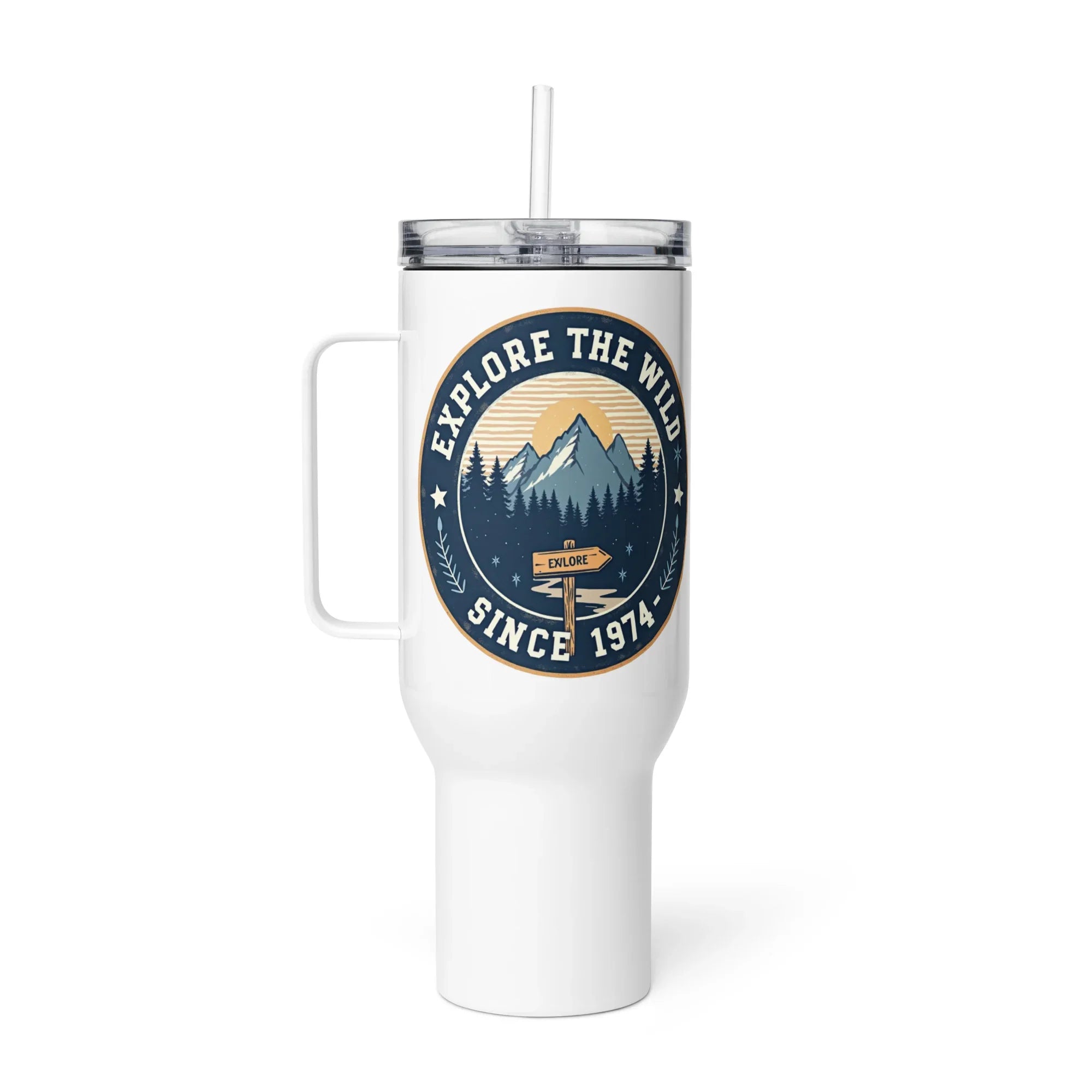 Explore the Wild – Retro Stainless Steel Adventure Tumbler - RaZits