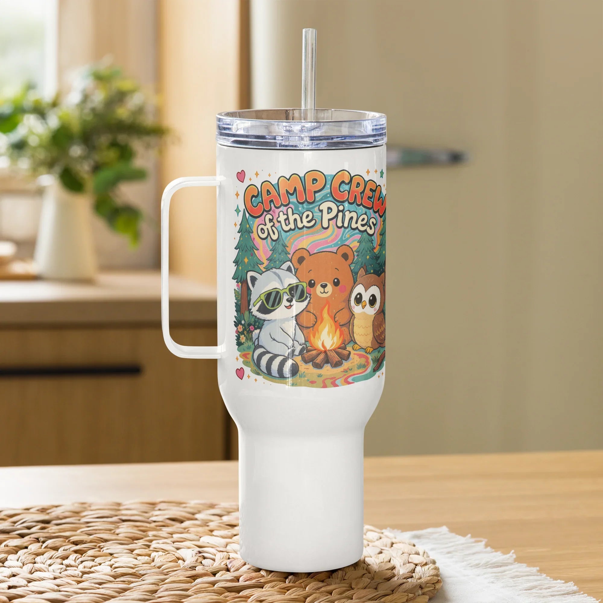 Camp Crew of the Pines – Stainless Steel Adventure Tumbler - RaZits