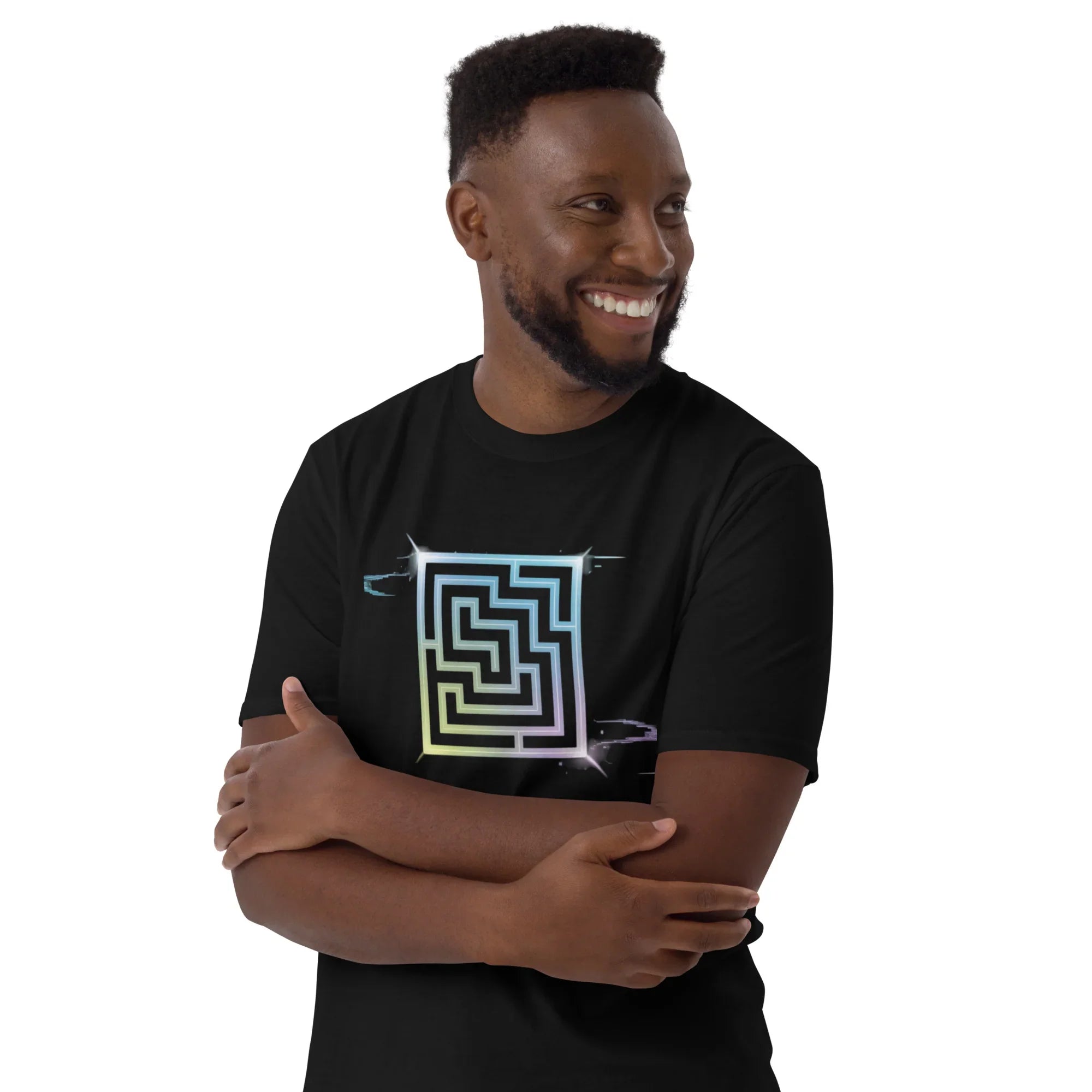 Neon Labyrinth Shirt – Pixel Maze Gamer Tee - RaZits