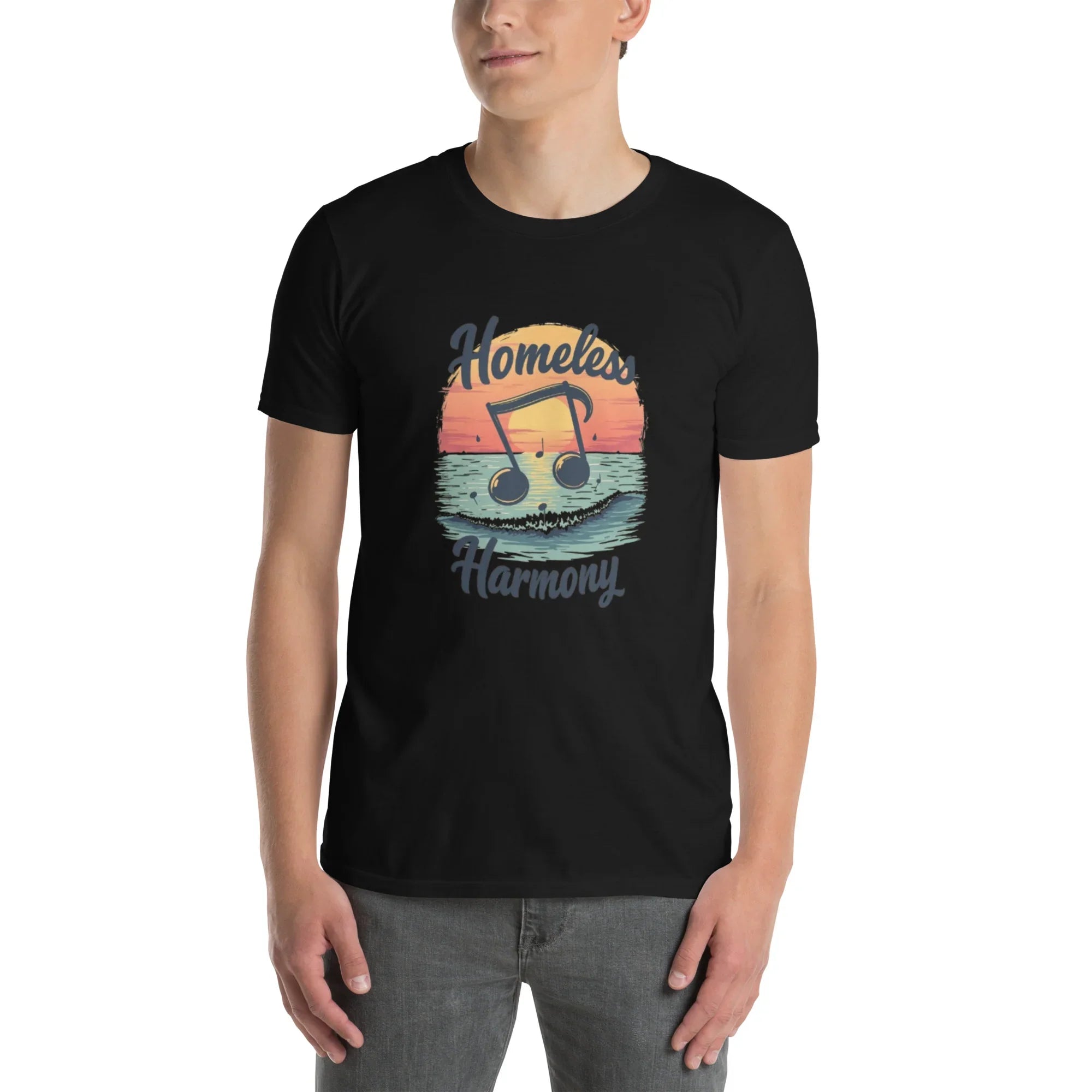 Homeless Harmony Sunset Music Tee - RaZits