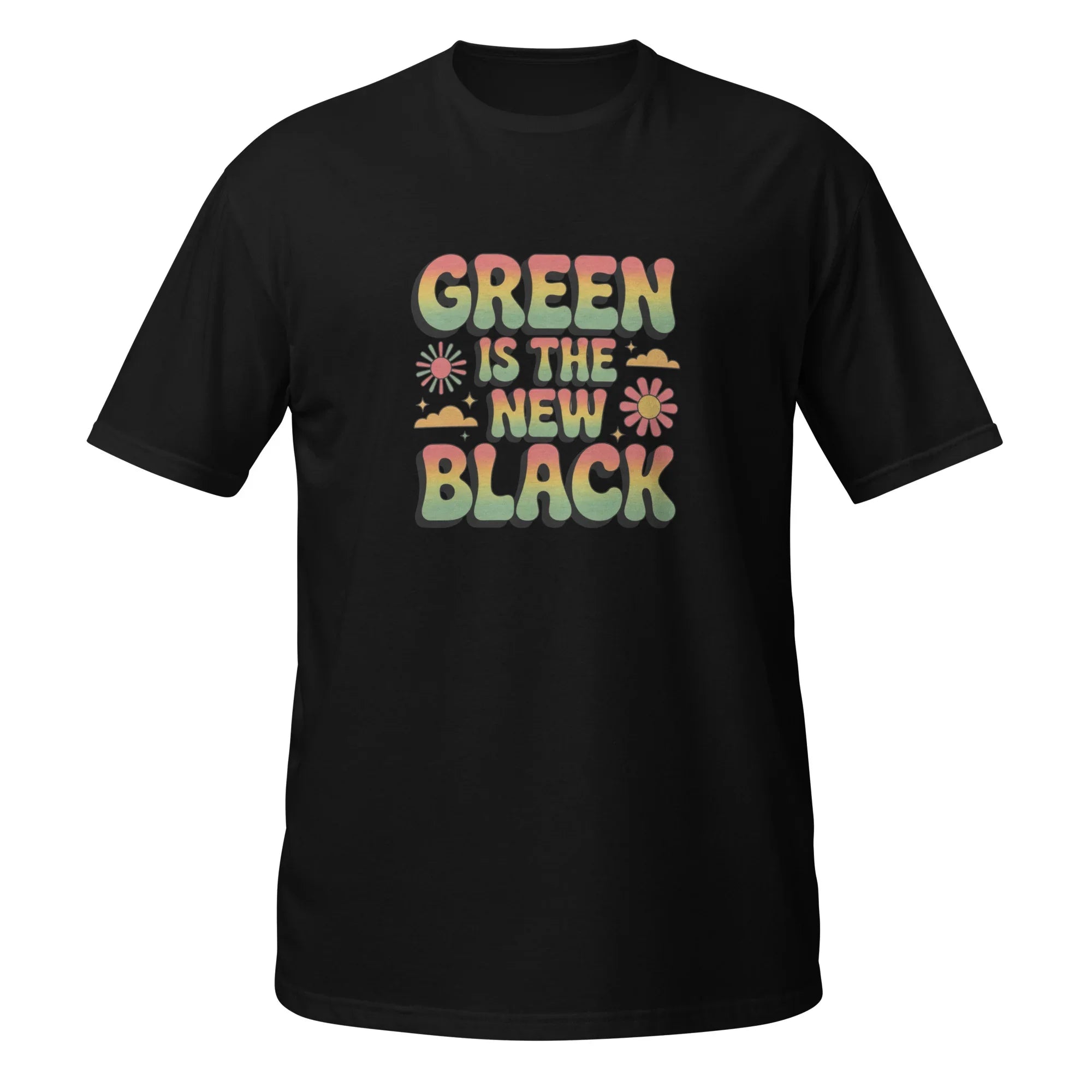 Retro Plant T-Shirt – Green Is the New Black Graphic Tee - RaZits