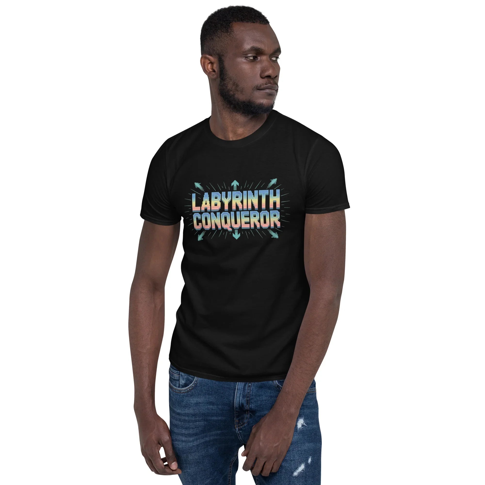 Dungeon Crawler Shirt – Pixel Labyrinth Conqueror Tee - RaZits