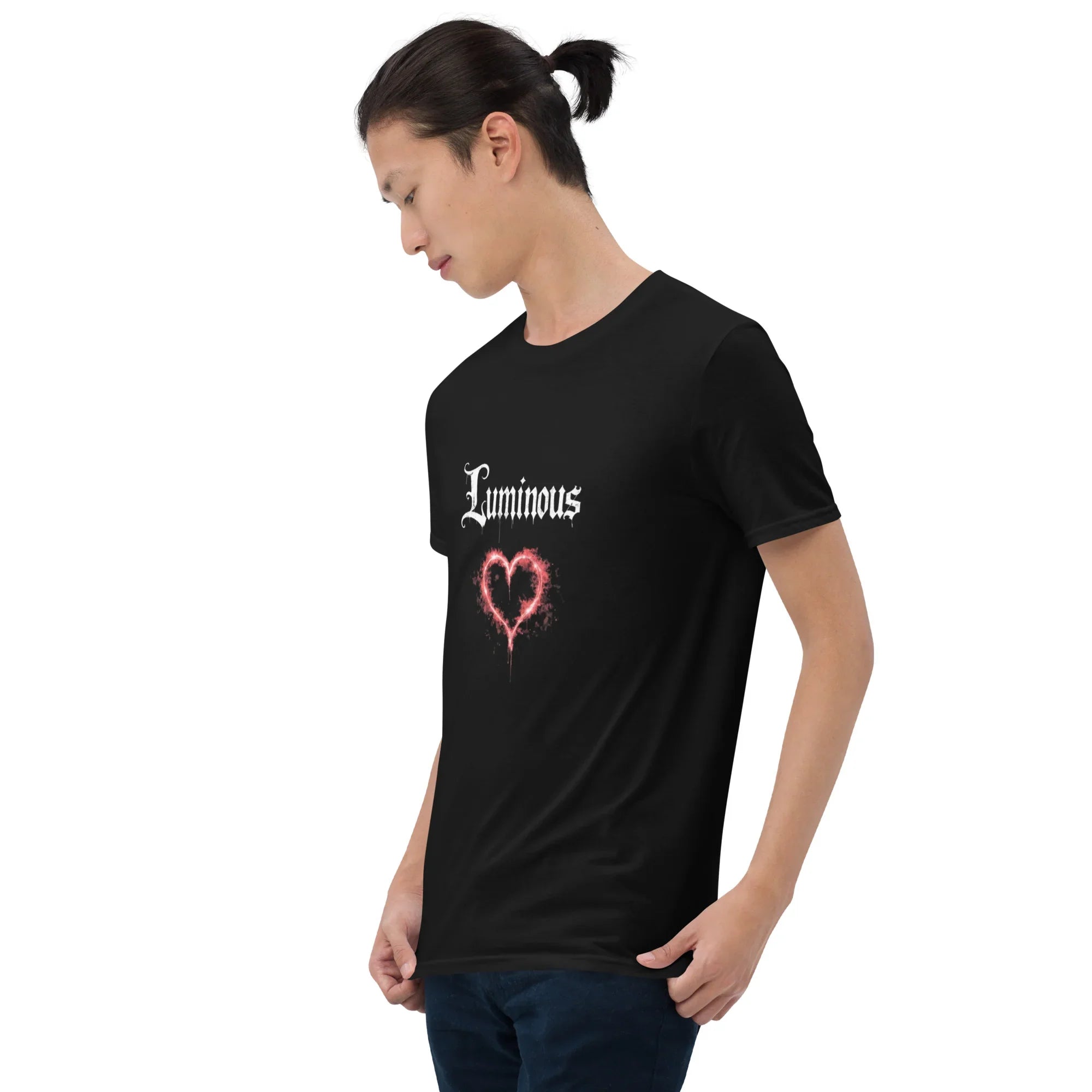 Luminous Lyrics Heart Glow Tee - RaZits