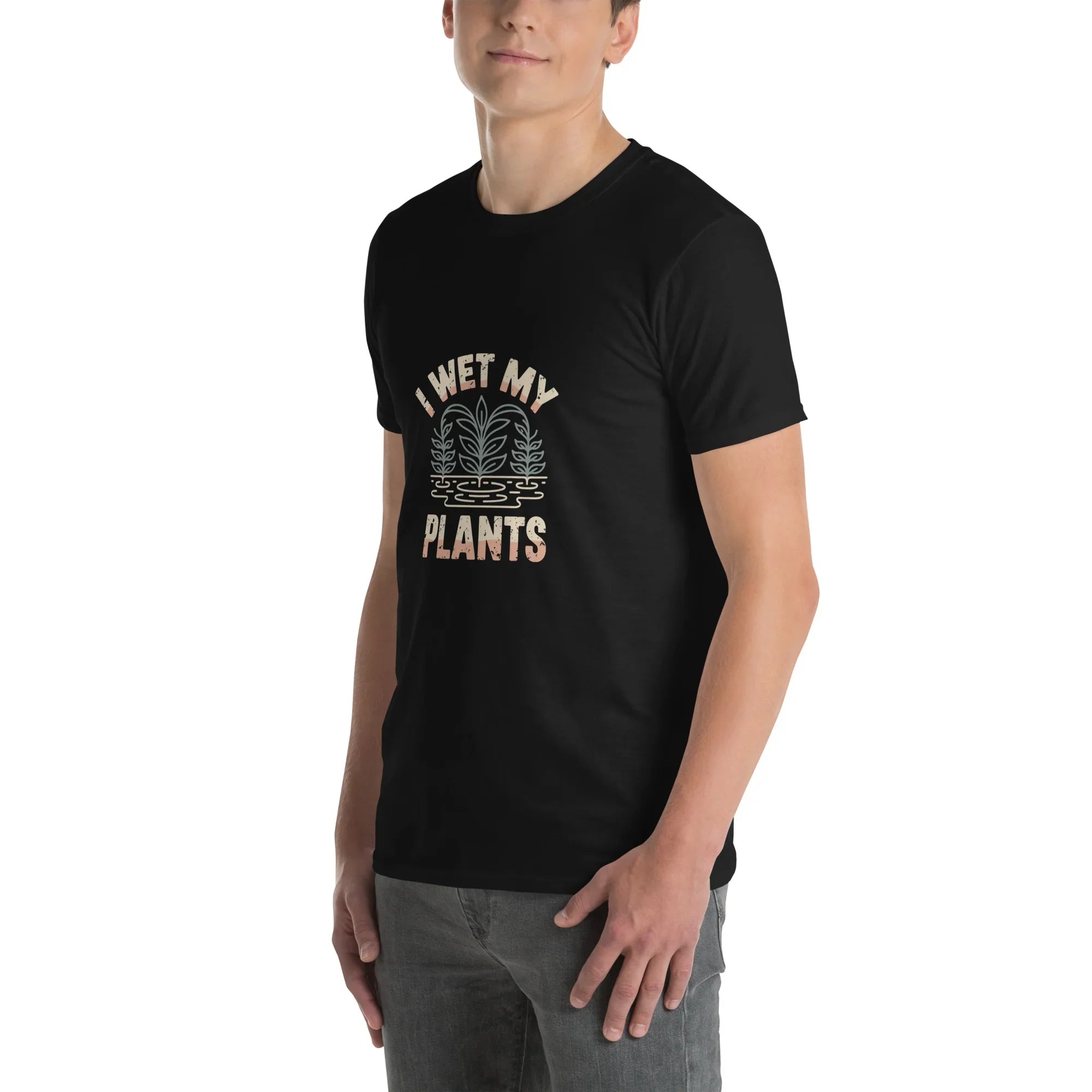 Funny Plant T-Shirt – I Wet My Plants Pun Tee - RaZits