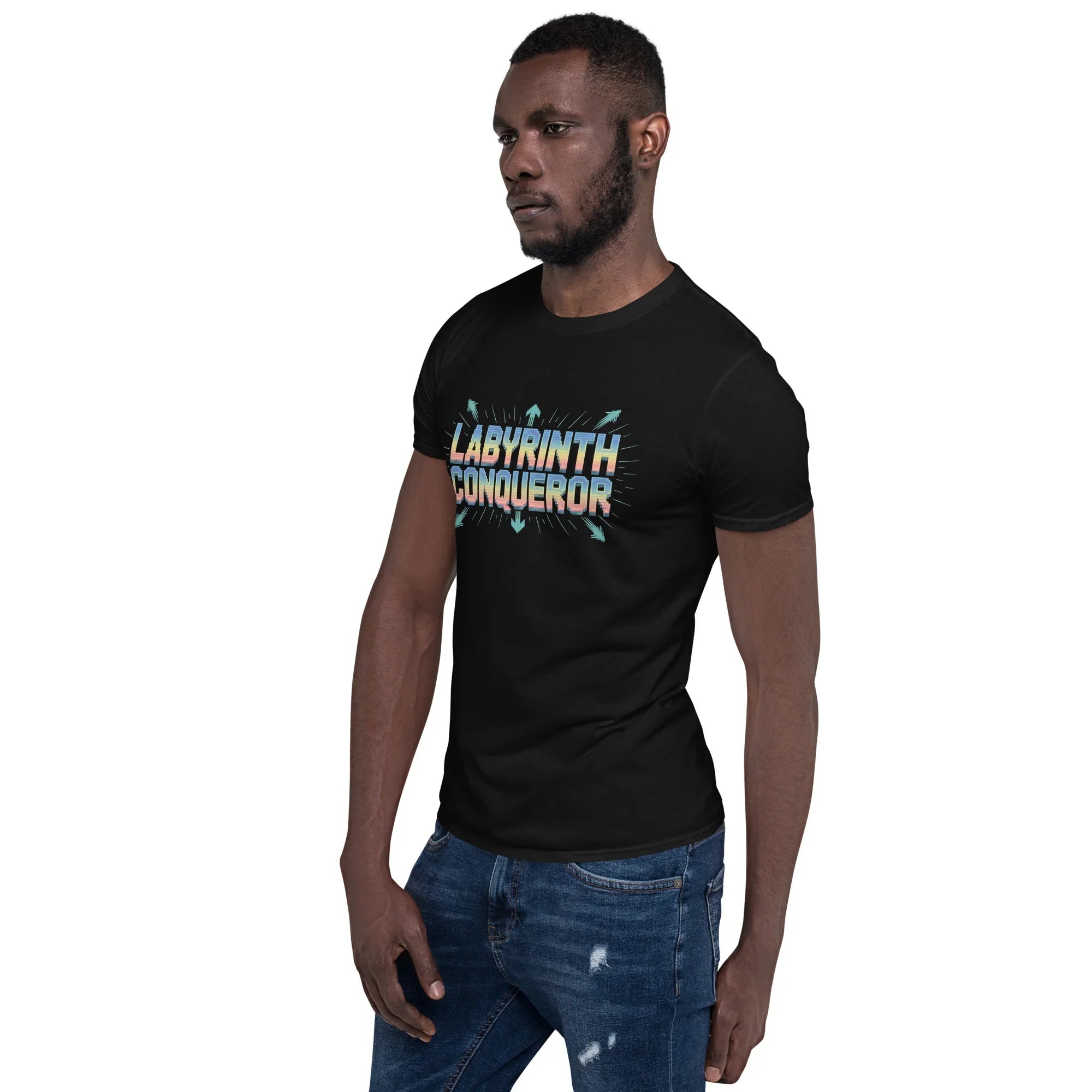 Dungeon Crawler Shirt – Pixel Labyrinth Conqueror Tee - RaZits