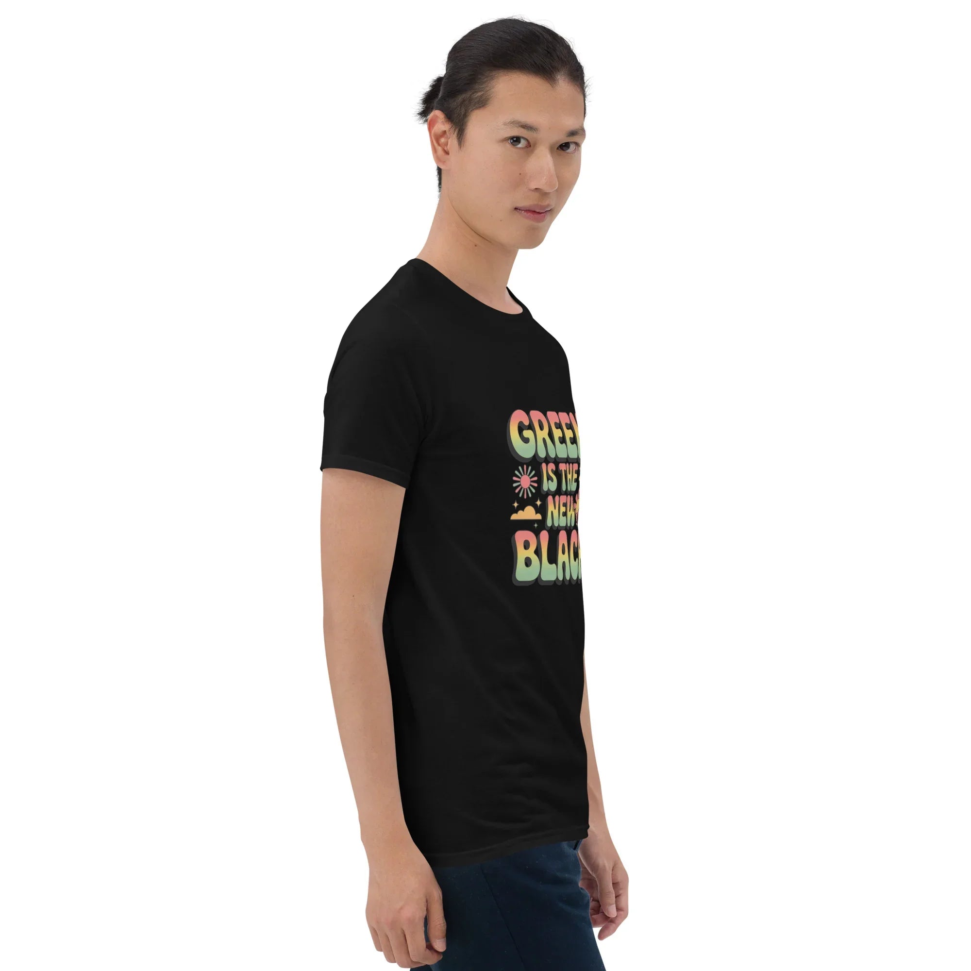 Retro Plant T-Shirt – Green Is the New Black Graphic Tee - RaZits