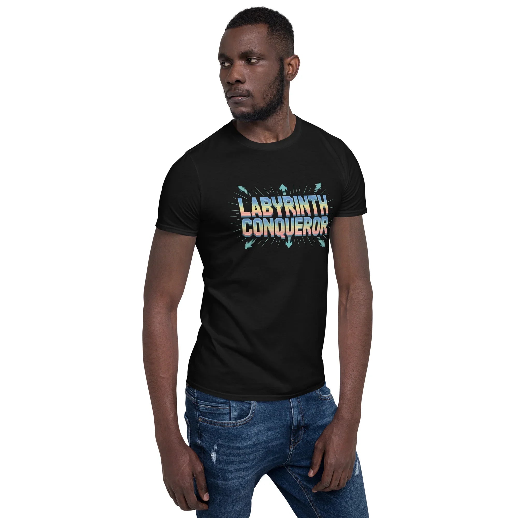 Dungeon Crawler Shirt – Pixel Labyrinth Conqueror Tee - RaZits
