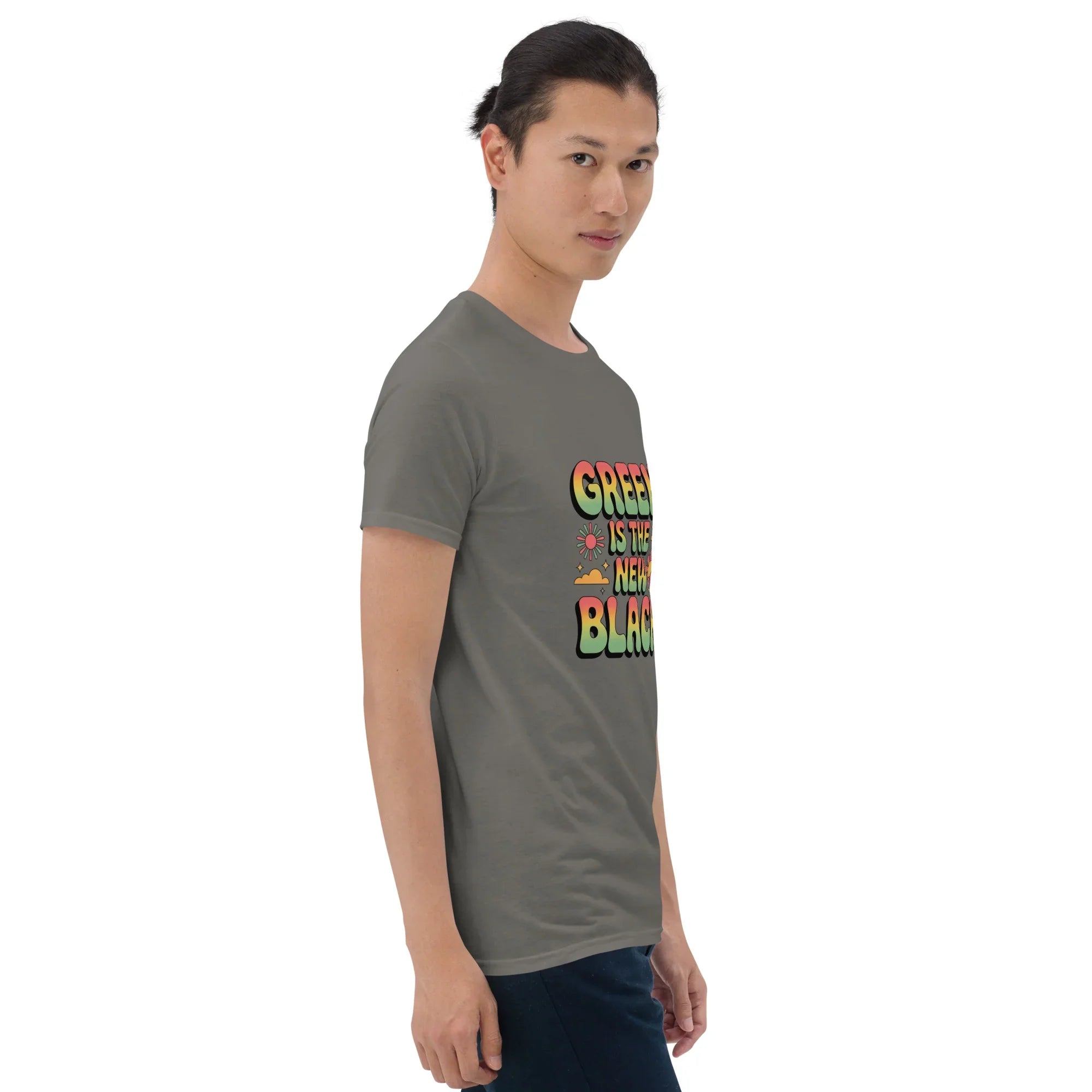 Retro Plant T-Shirt – Green Is the New Black Graphic Tee - RaZits