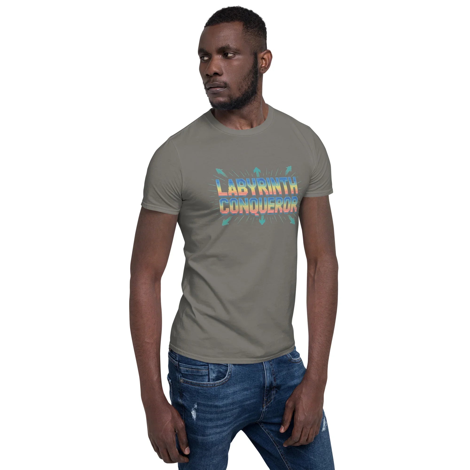 Dungeon Crawler Shirt – Pixel Labyrinth Conqueror Tee - RaZits
