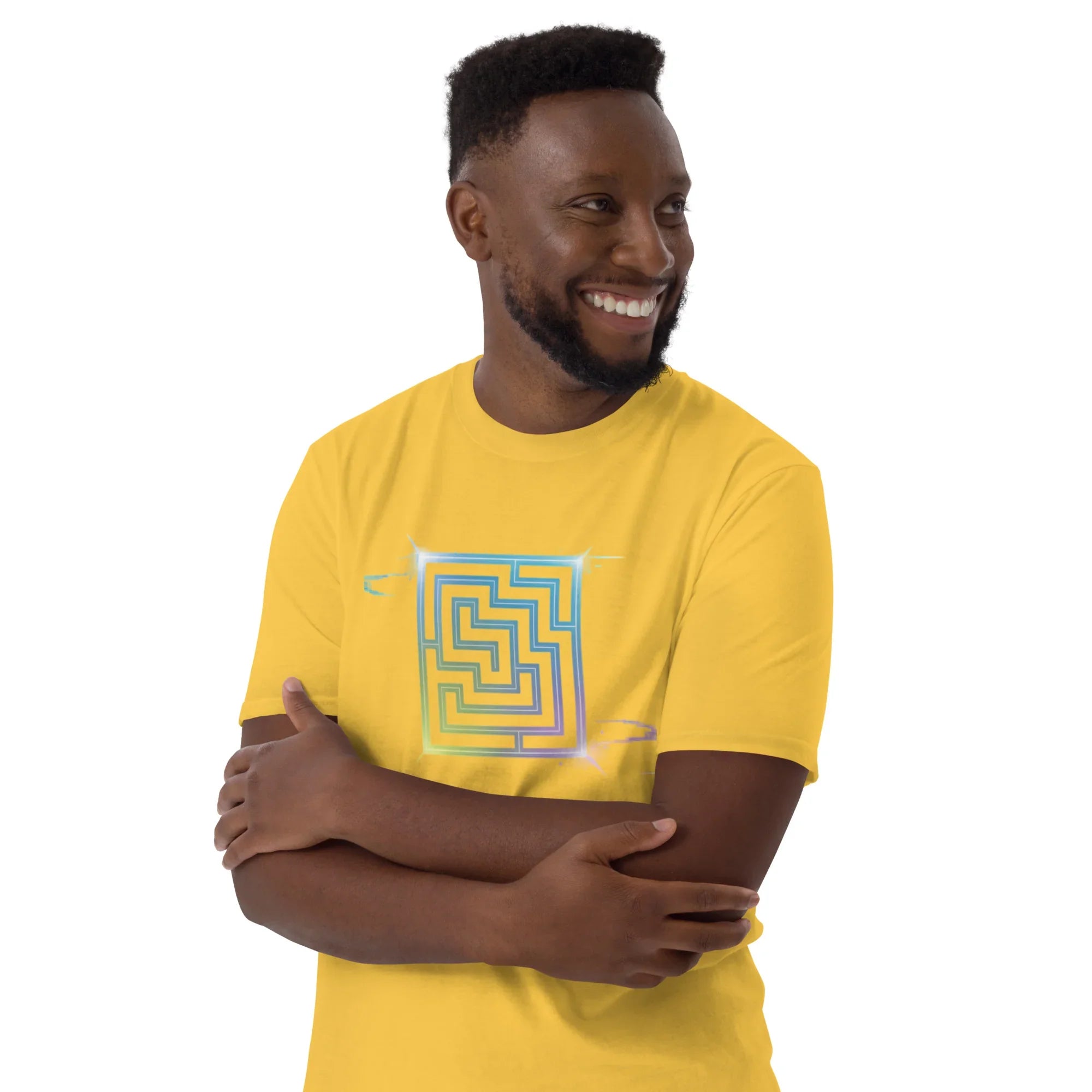 Neon Labyrinth Shirt – Pixel Maze Gamer Tee - RaZits