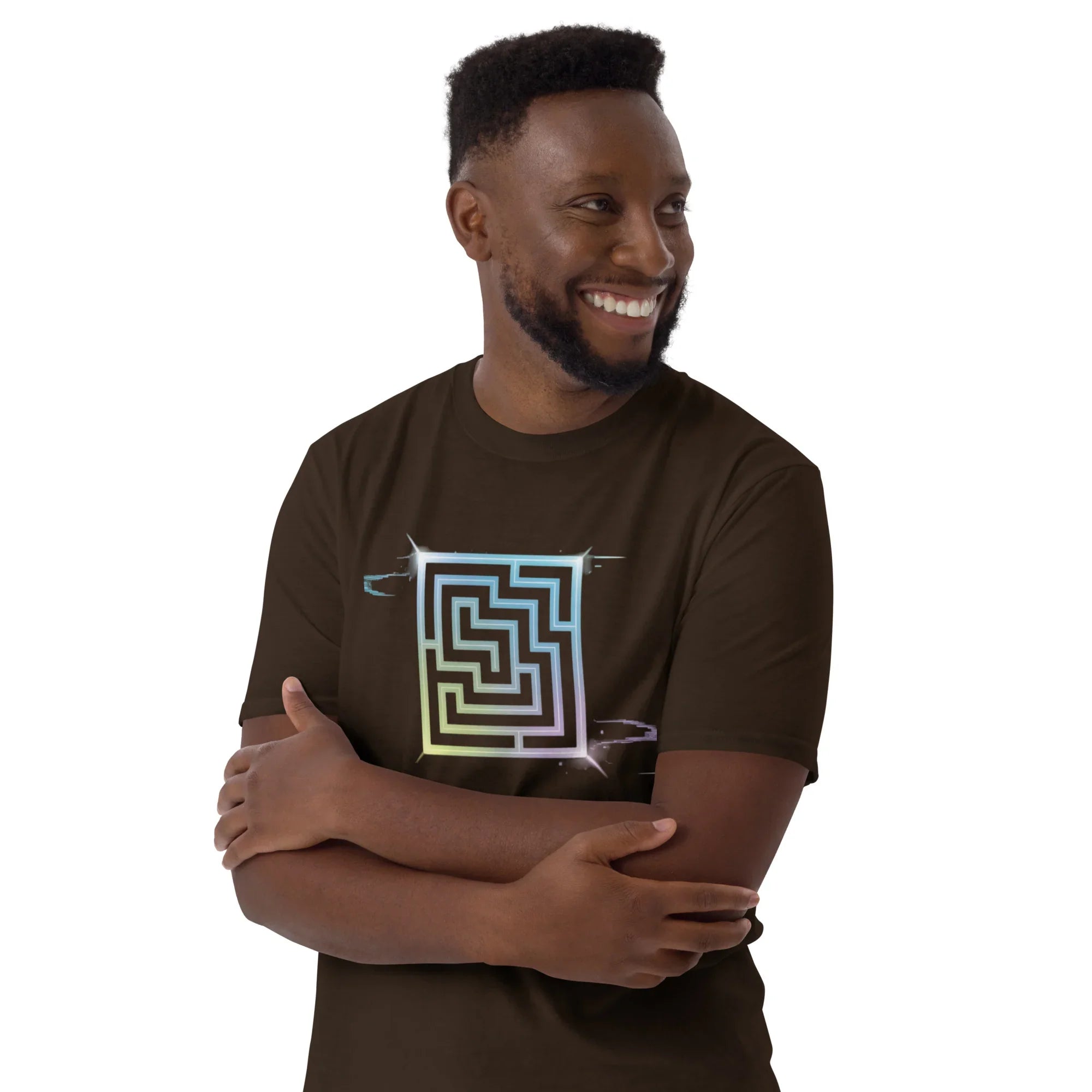 Neon Labyrinth Shirt – Pixel Maze Gamer Tee - RaZits