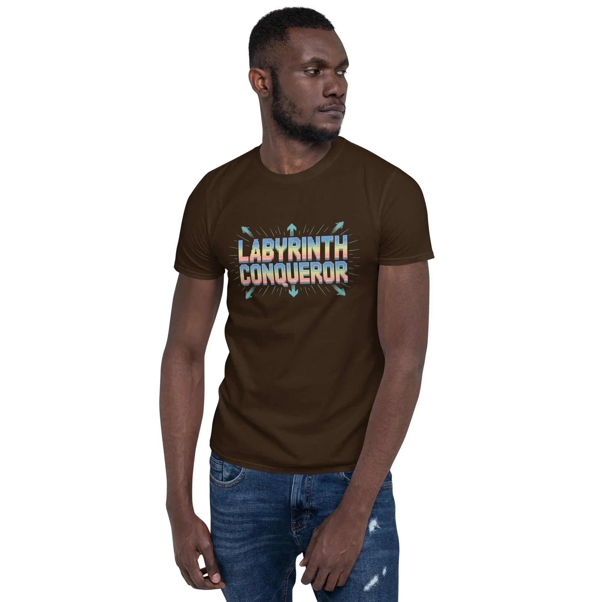 Dungeon Crawler Shirt – Pixel Labyrinth Conqueror Tee - RaZits