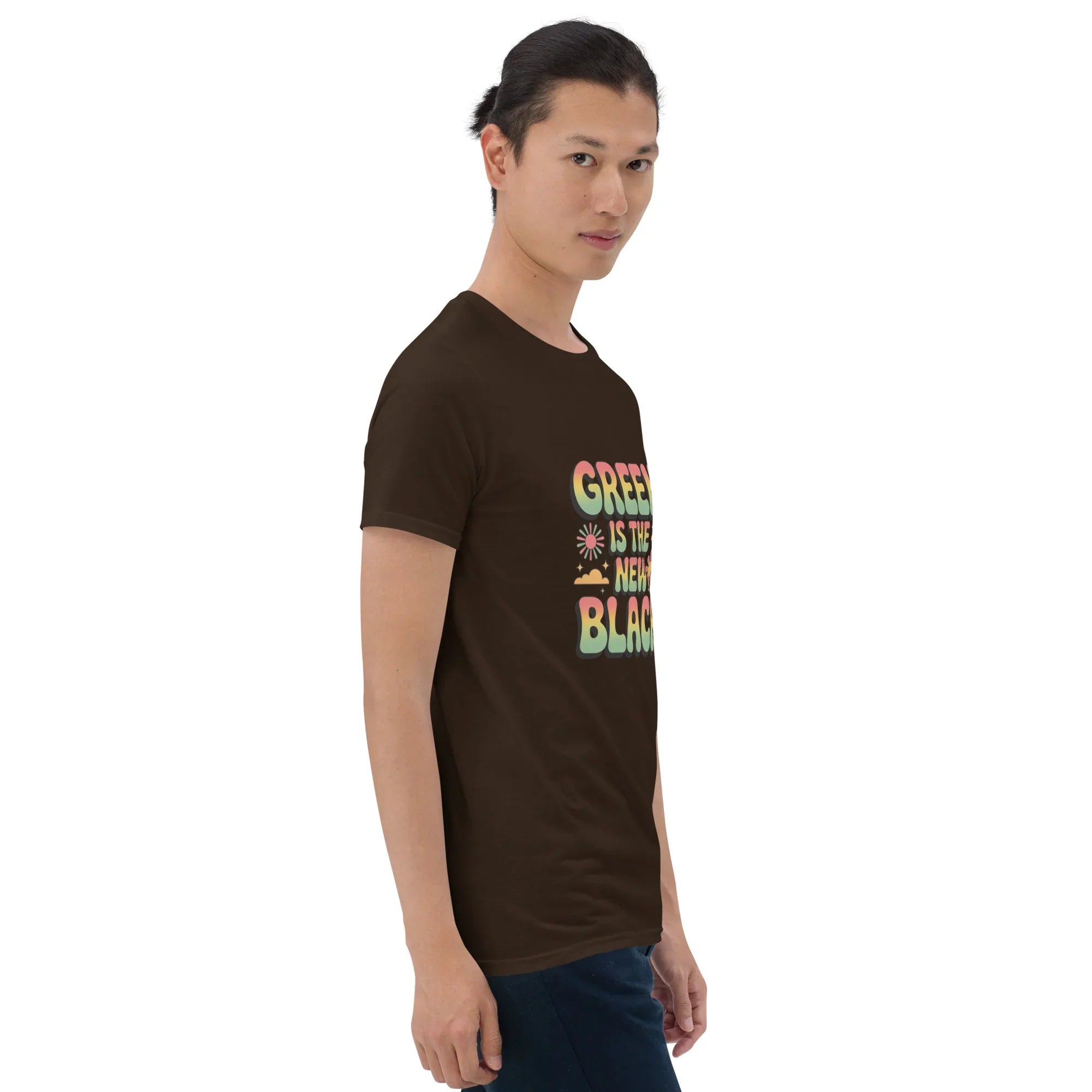 Retro Plant T-Shirt – Green Is the New Black Graphic Tee - RaZits