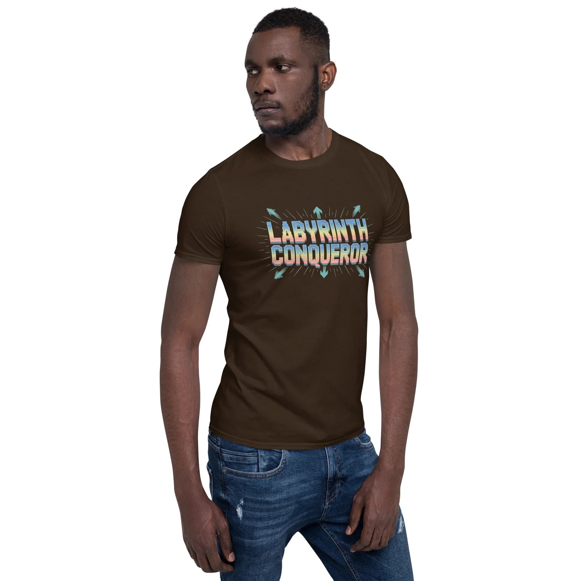 Dungeon Crawler Shirt – Pixel Labyrinth Conqueror Tee - RaZits