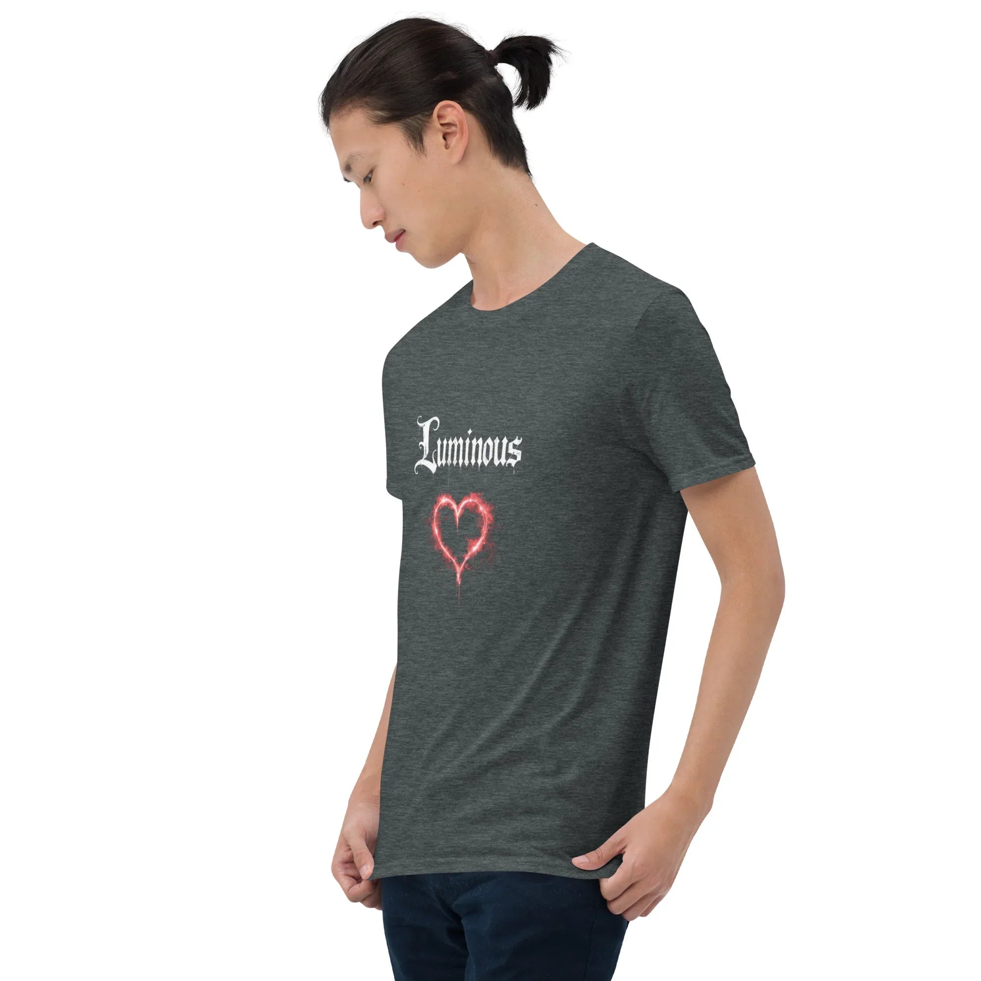Luminous Lyrics Heart Glow Tee - RaZits