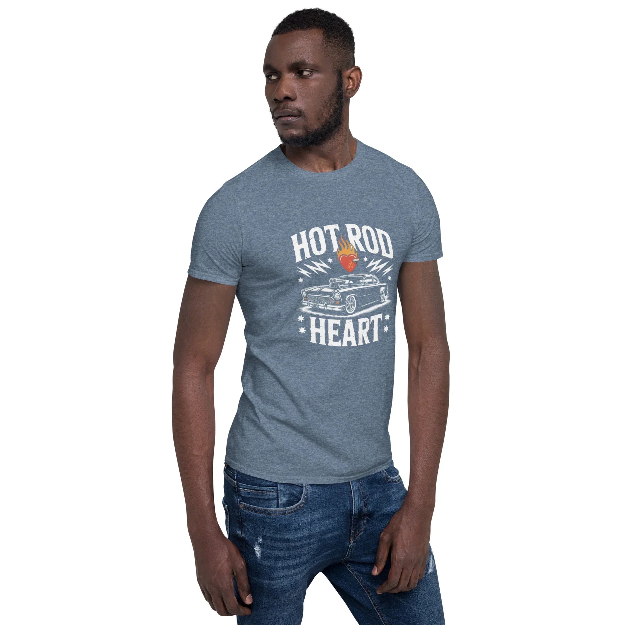 Hot Rod Heart Muscle Car Tee - RaZits