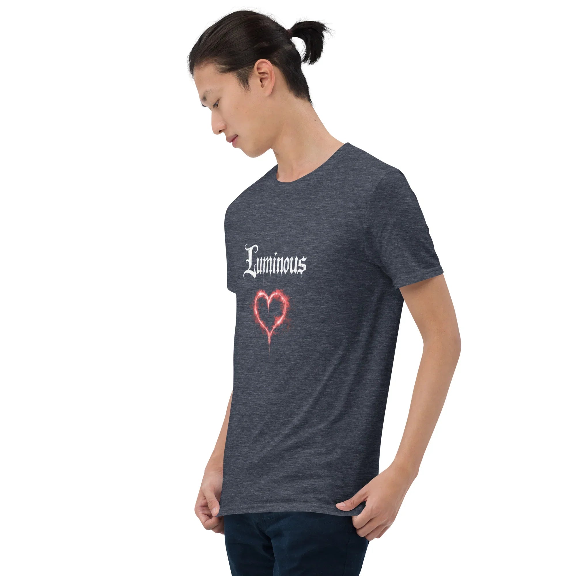 Luminous Lyrics Heart Glow Tee - RaZits
