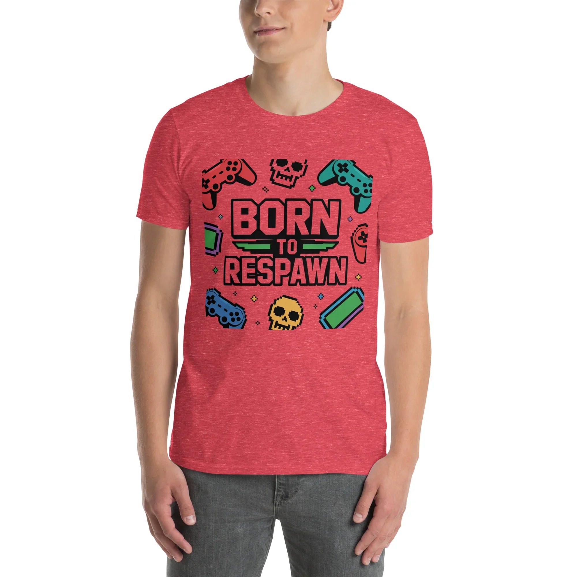 Born to Respawn Shirt – Retro Gamer Comeback Tee - RaZits