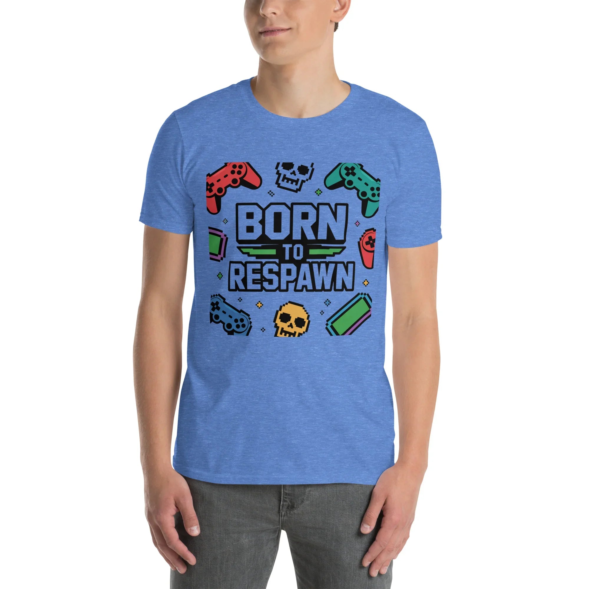 Born to Respawn Shirt – Retro Gamer Comeback Tee - RaZits