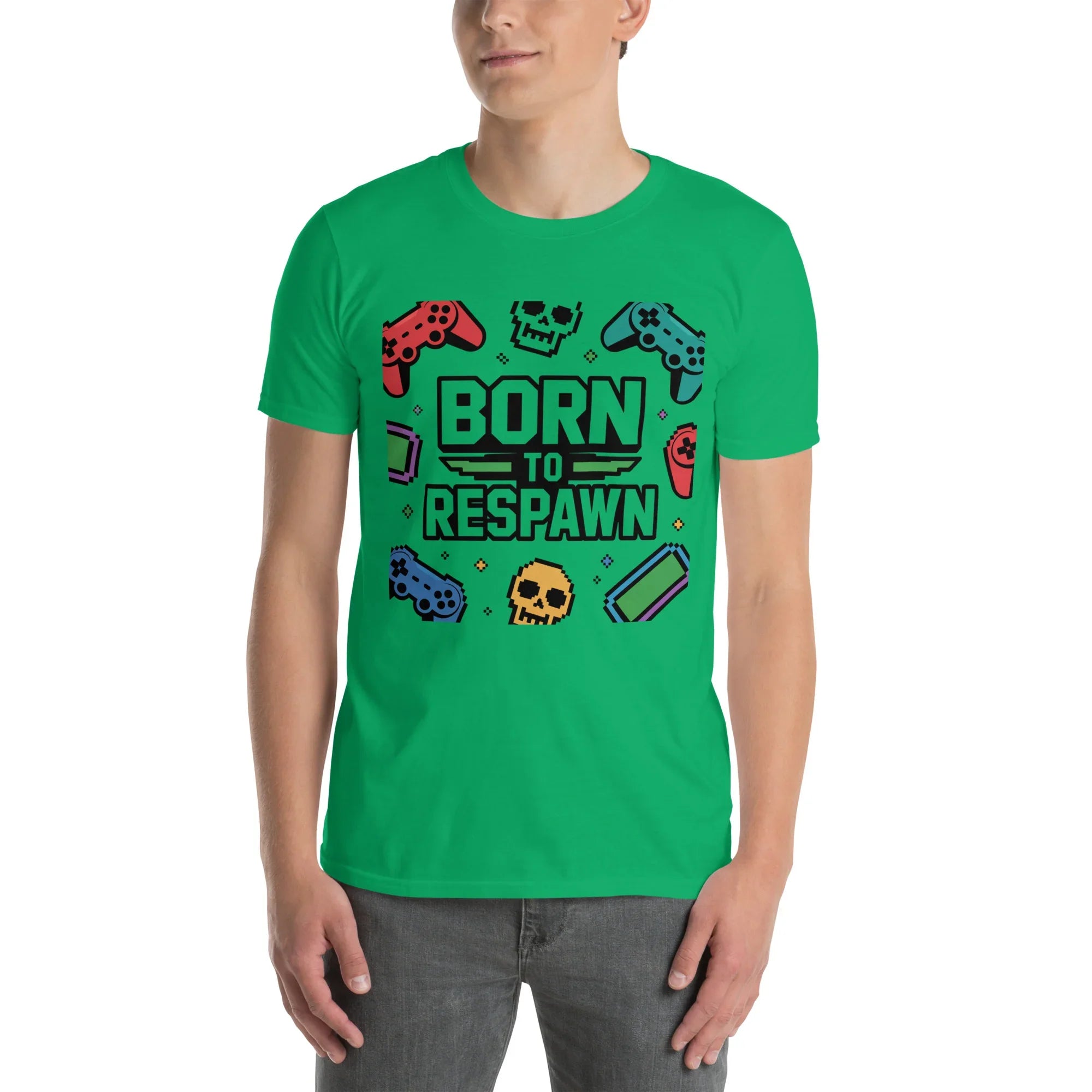 Born to Respawn Shirt – Retro Gamer Comeback Tee - RaZits