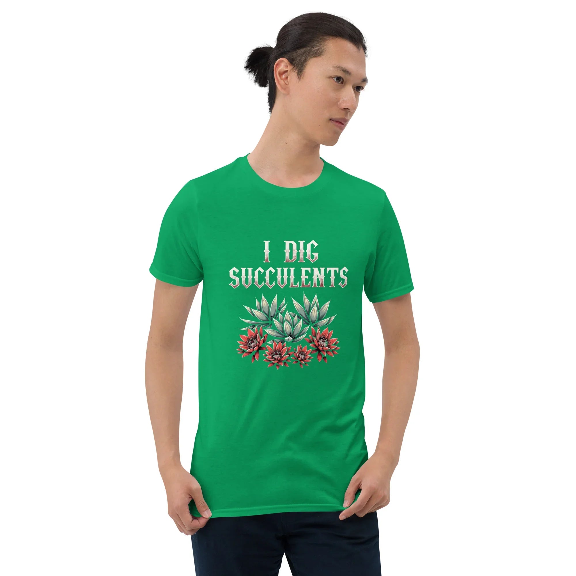 Succulent Lover T-Shirt – I Dig Succulents Graphic Tee - RaZits
