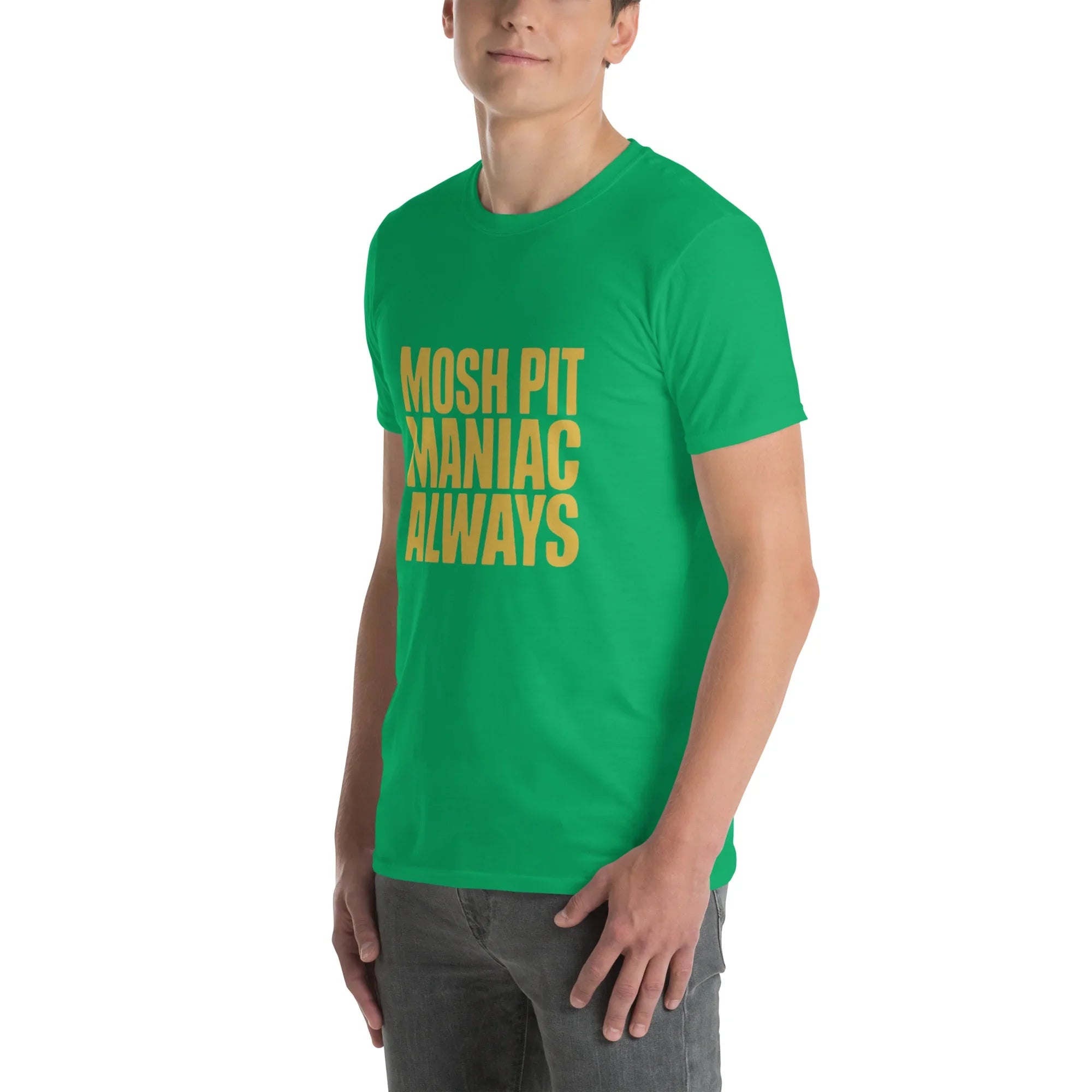 Mosh Pit Maniac Always Bold Text Tee - RaZits