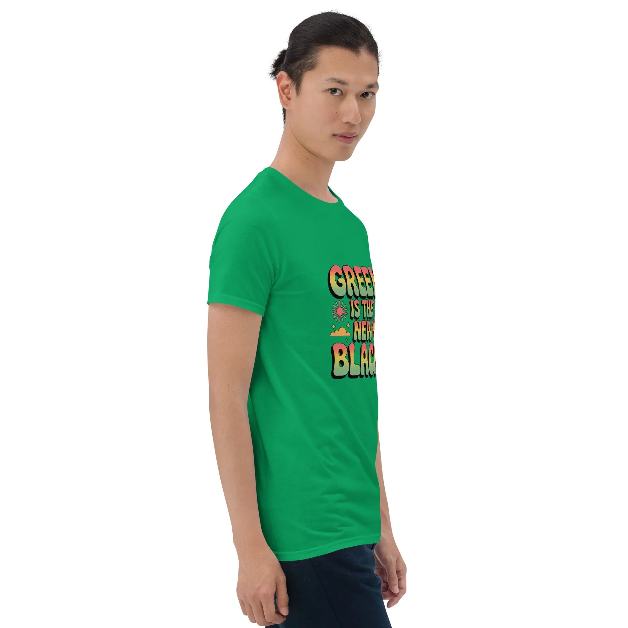 Retro Plant T-Shirt – Green Is the New Black Graphic Tee - RaZits