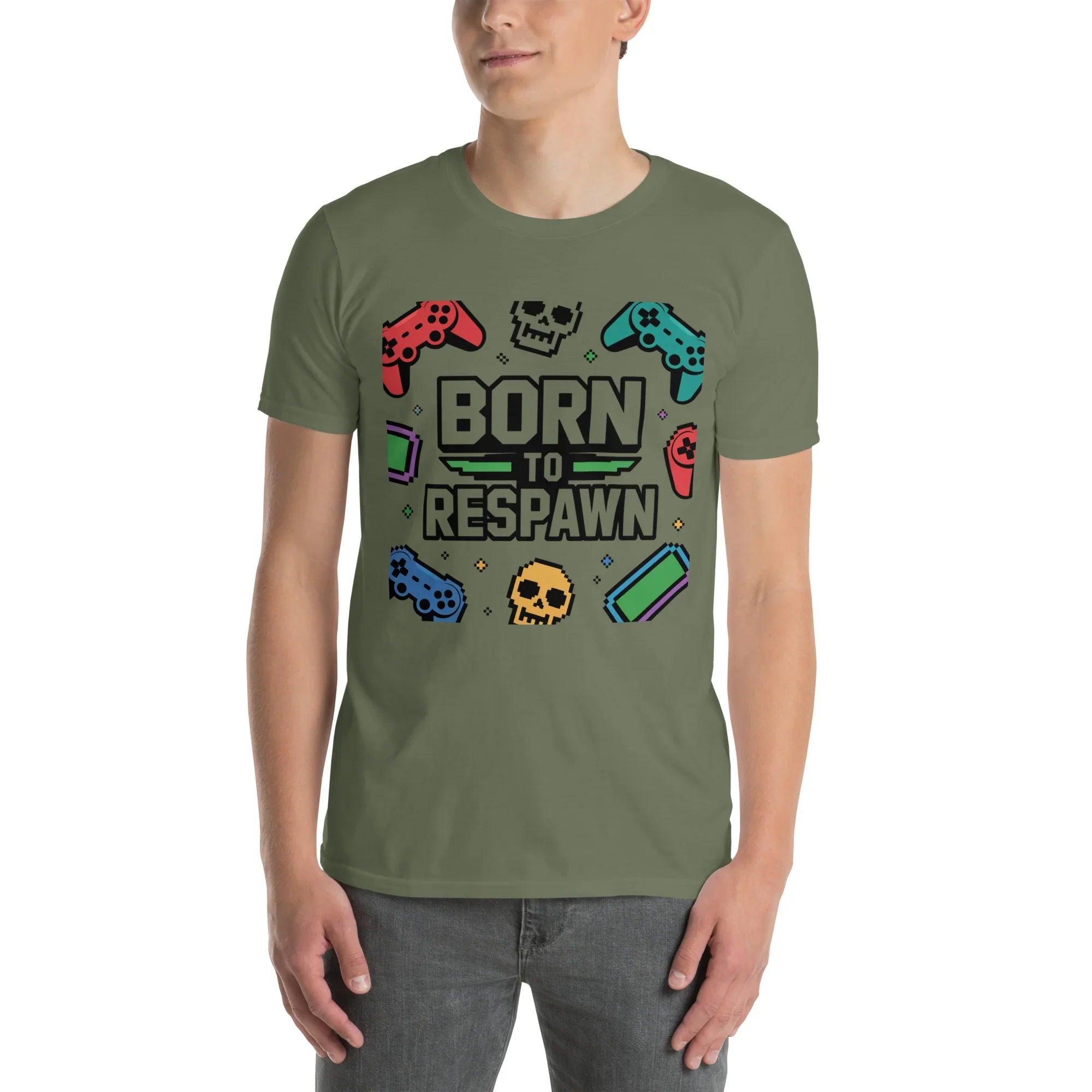 Born to Respawn Shirt – Retro Gamer Comeback Tee - RaZits
