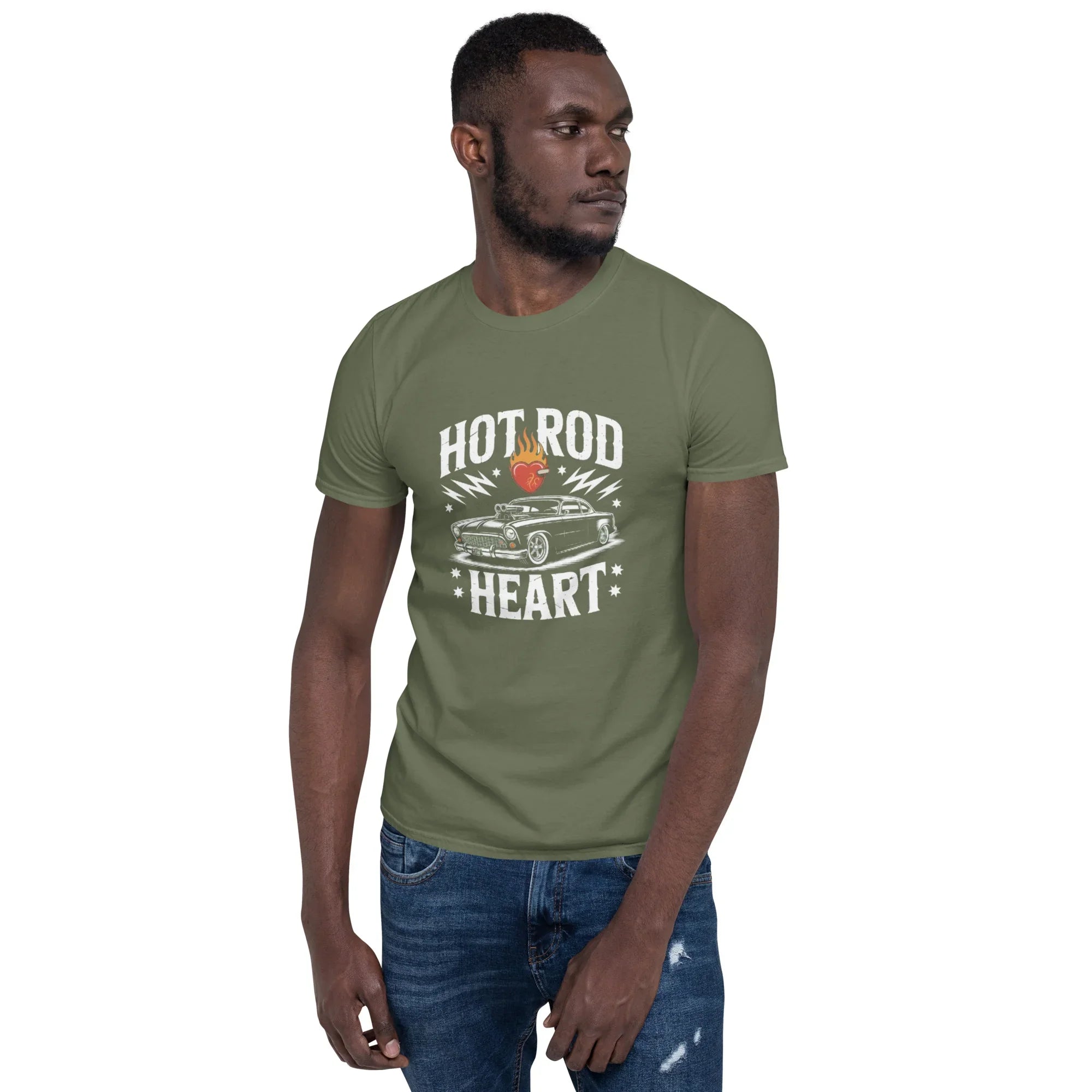 Hot Rod Heart Muscle Car Tee - RaZits